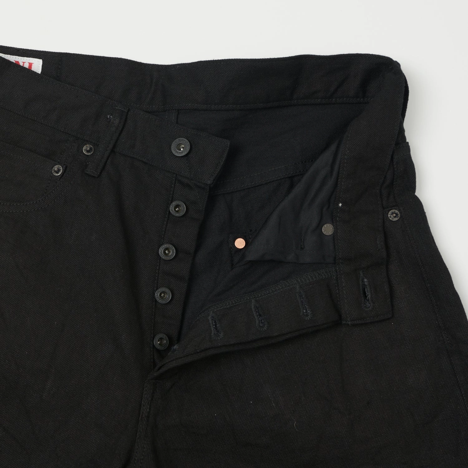 Casual Comfort ONI Denim 242-13BK 13oz Extra Wide Straight Jean - Black One Wash