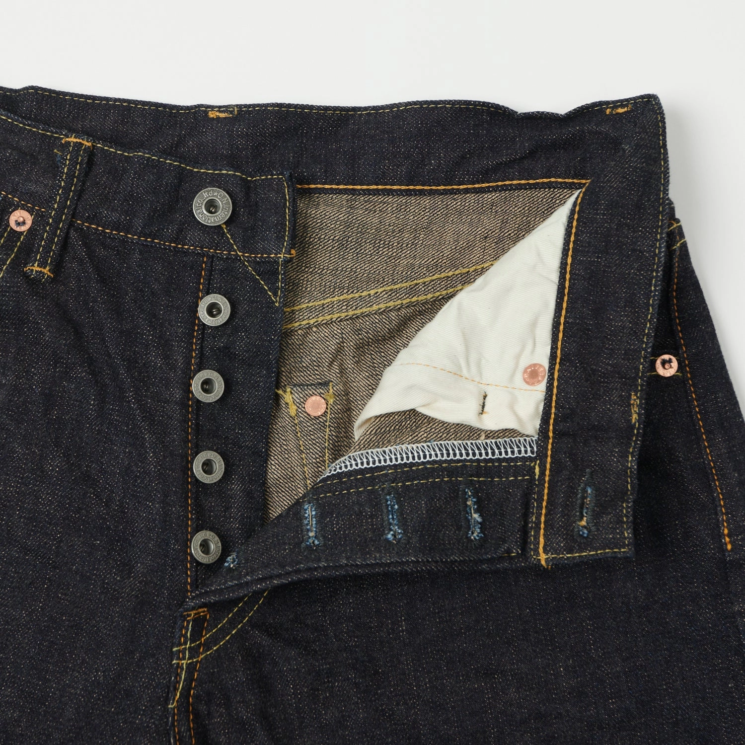 ONI Denim 246-14KBE 14oz Relaxed Tapered Jean - One Wash Easy Pairing Outfit Mix