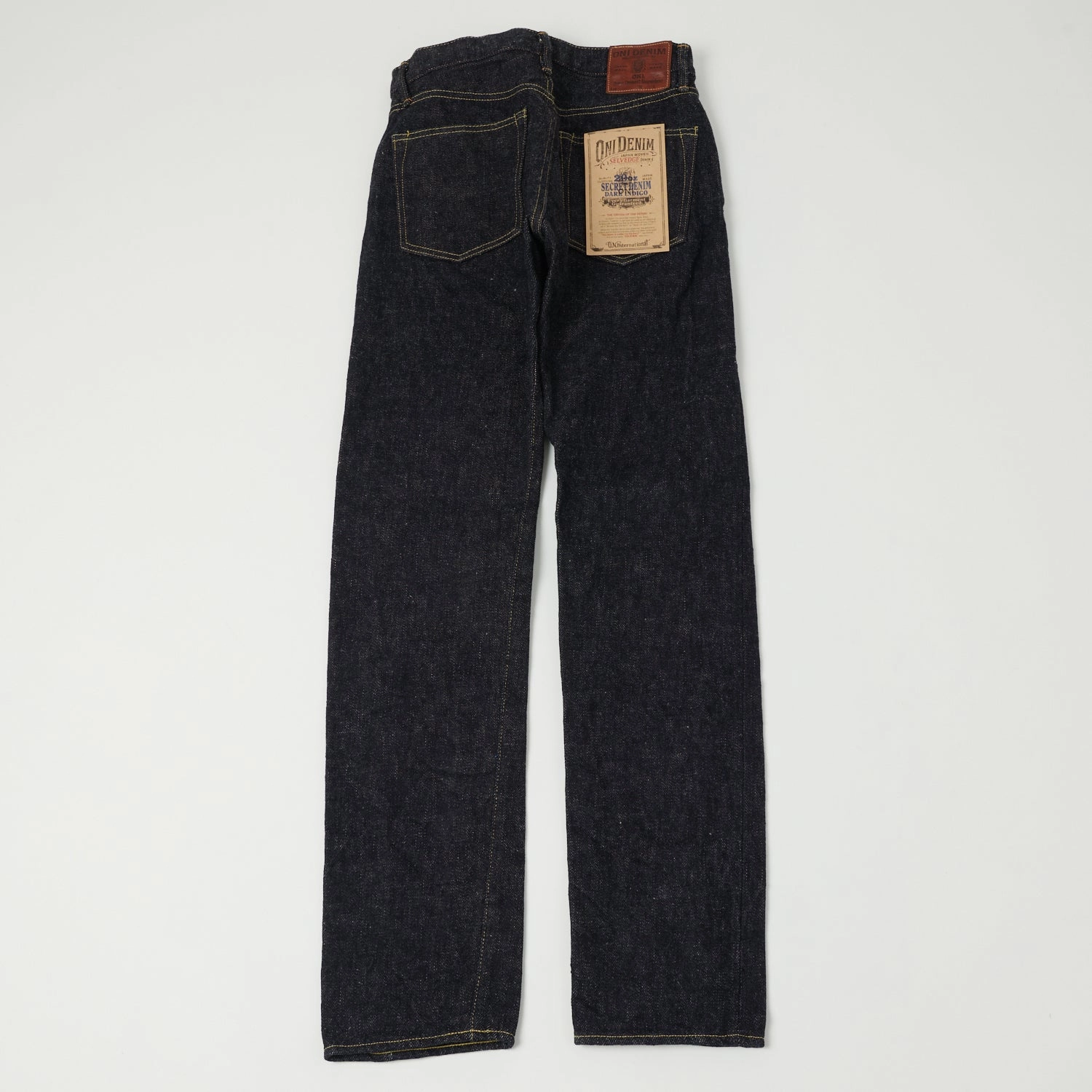 ONI Denim 246-DIZR 20oz 'Dark Indigo Secret Denim' Relaxed Tapered Jean - One Wash Breathable Denim