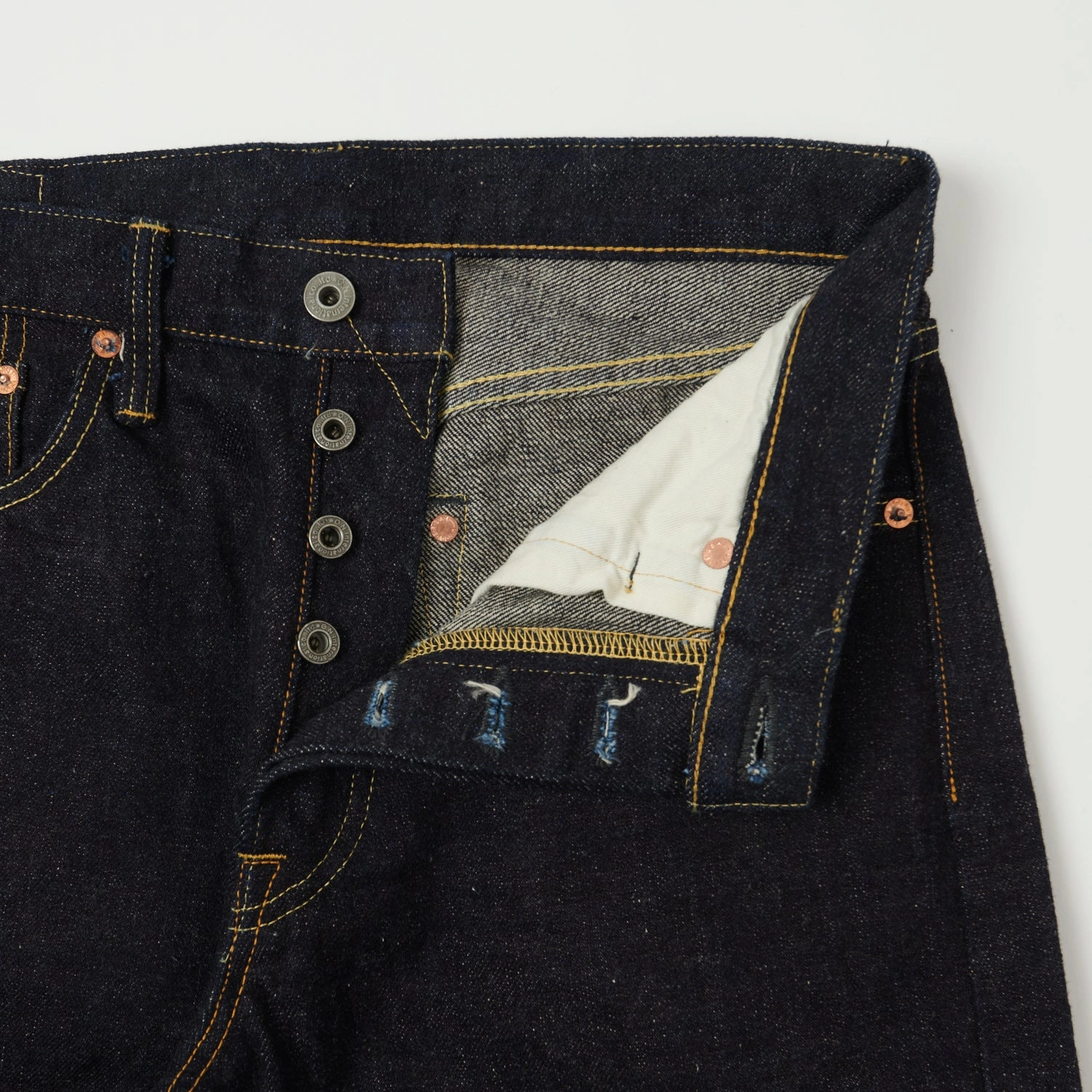 ONI Denim 246ZR-LT17G 17oz Low Tension Relaxed Tapered Jean - Dark Indigo One Wash Cool Essential