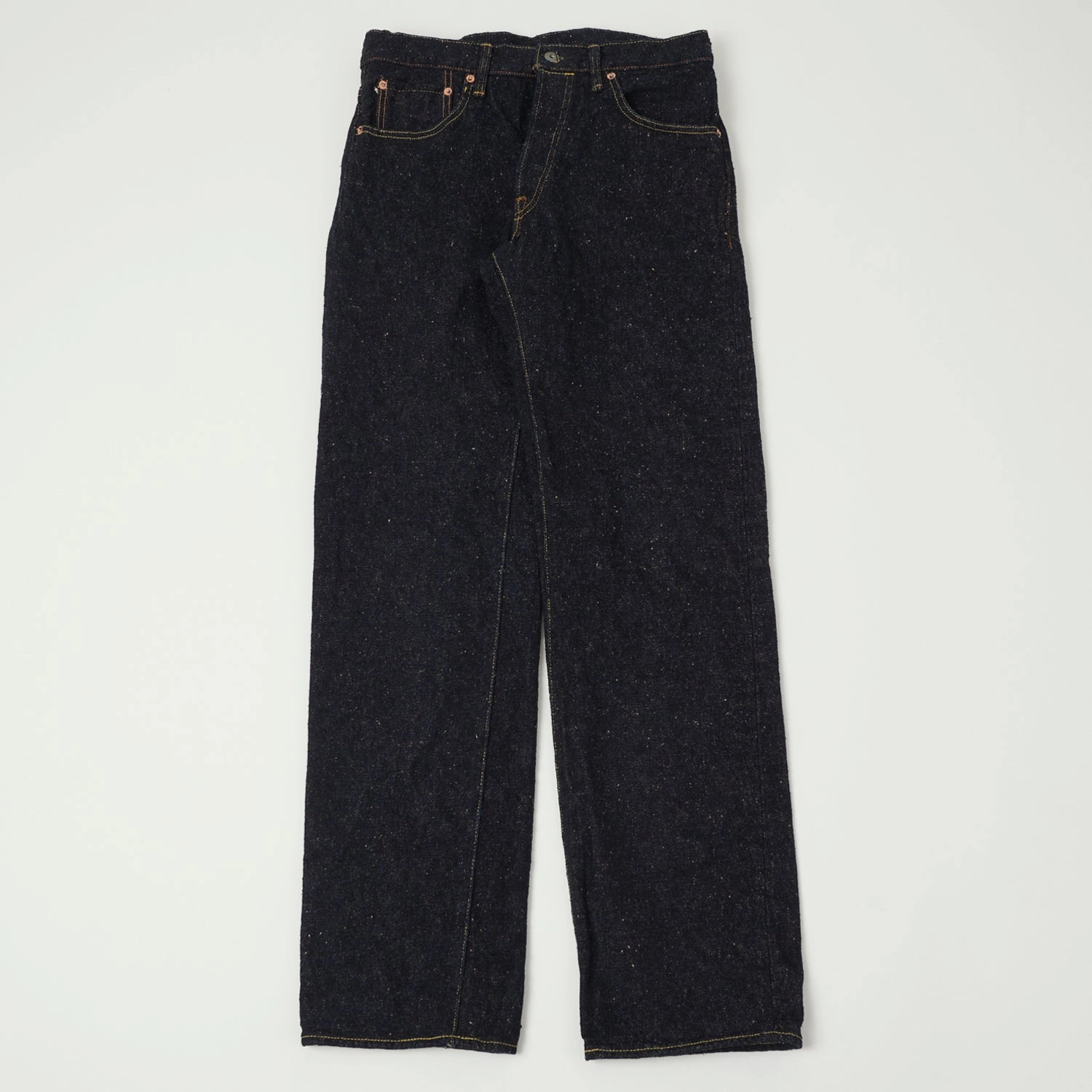 Comfortable Appearance ONI Denim 266 'Asphalt' 20oz Wide Straight Jean - One Wash