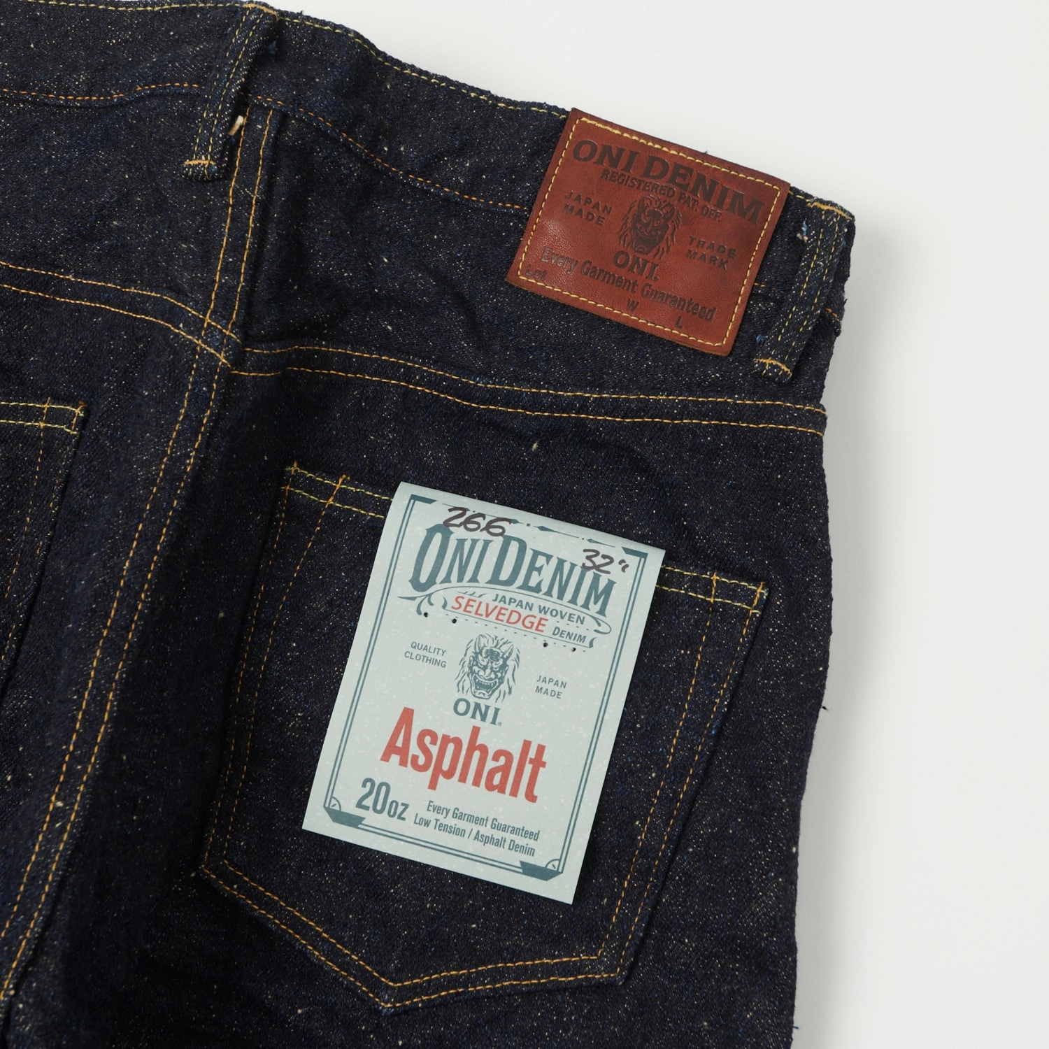 ONI Denim 266 'Asphalt' 20oz Wide Straight Jean - One Wash Go-To Style Street Fashion Trend Setter Holiday Vibes