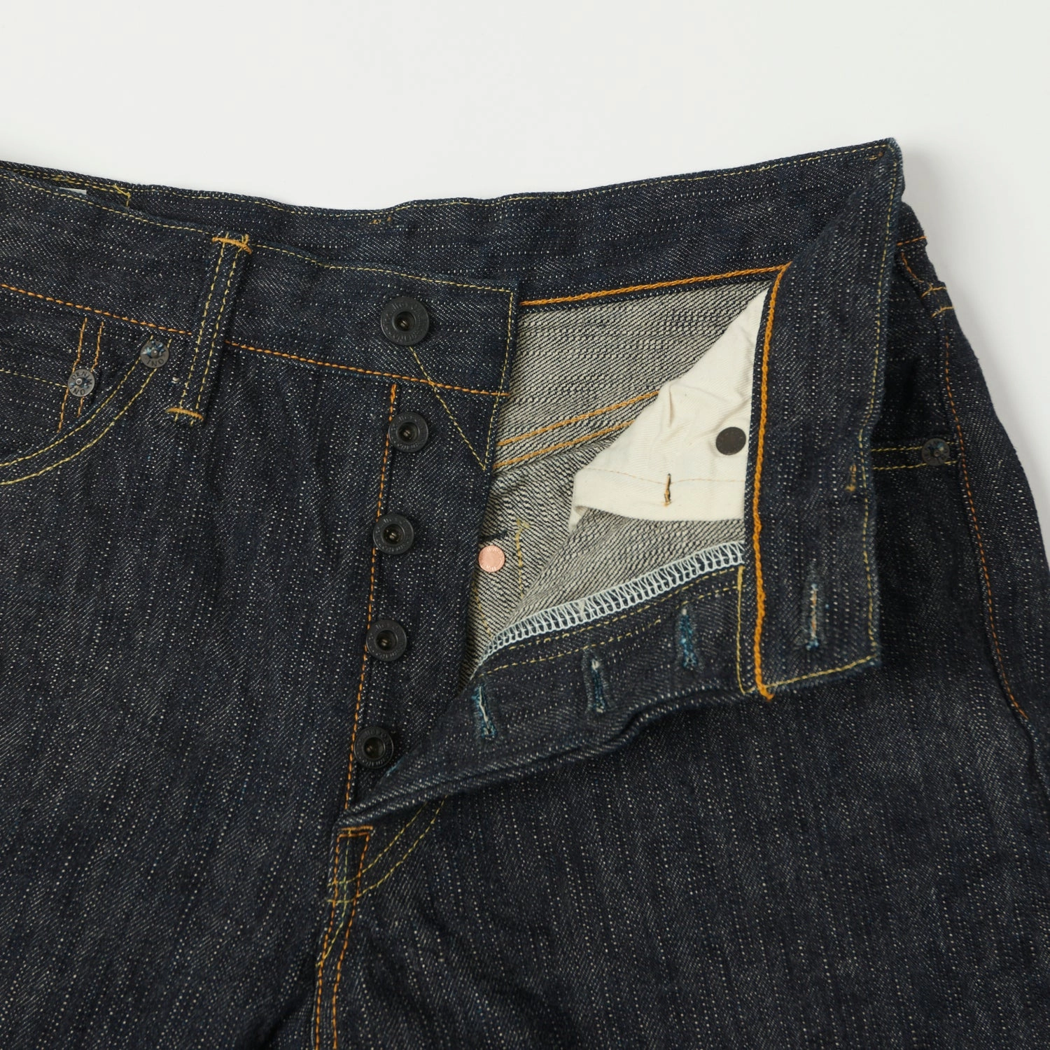 ONI Denim 288-Kihannen 16oz 'Green Cast' Loose Straight Jean - One Wash Flexible Waistband Construction Classic Wear Party Look