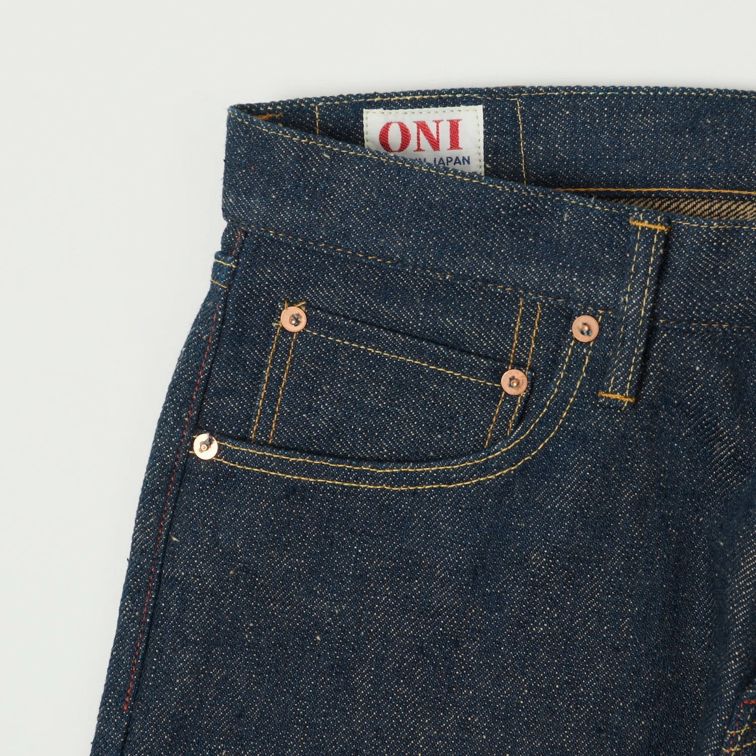 ONI Denim 502ZR 'Secret Denim' 20oz Slim Tapered Jean - Raw Everyday Outdoor Enthusiast Vibrant Fashion Essential