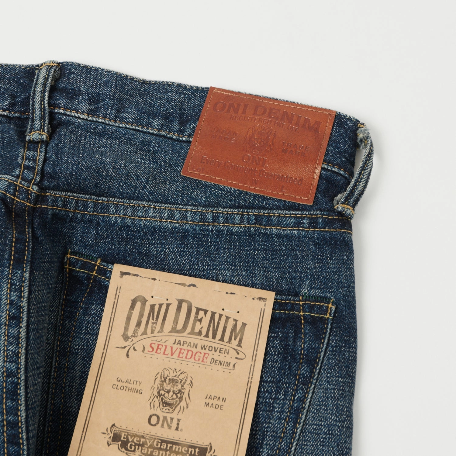 ONI Denim 540 Low Tension 15oz Slim Tapered Jean - 18 Month Used Light Wash Grab And Go Traveler Gear Luxury