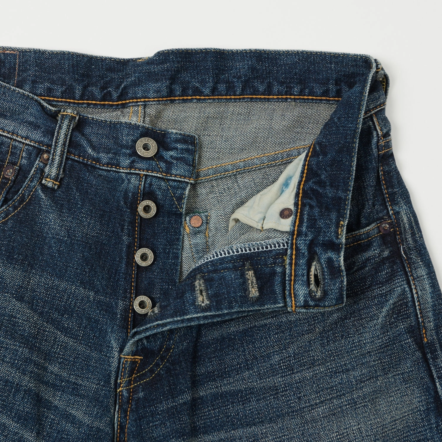 Urban appeal Modern Attire ONI Denim 540 Low Tension 15oz Slim Tapered Jean - 18 Month Used Light Wash