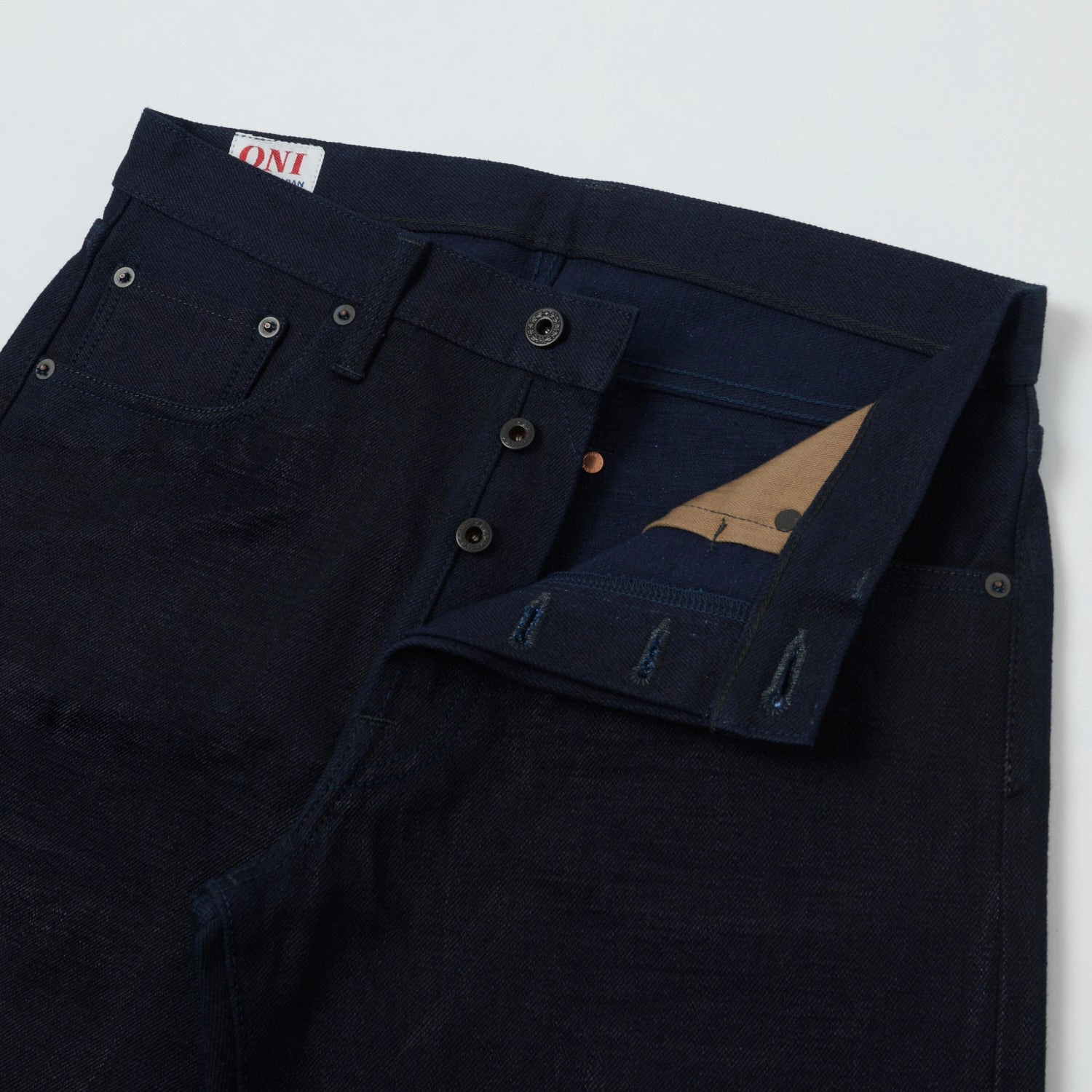ONI Denim 552 Double Indigo 17oz Slim Straight Jean - Raw Stay Comfortable Versatile Look