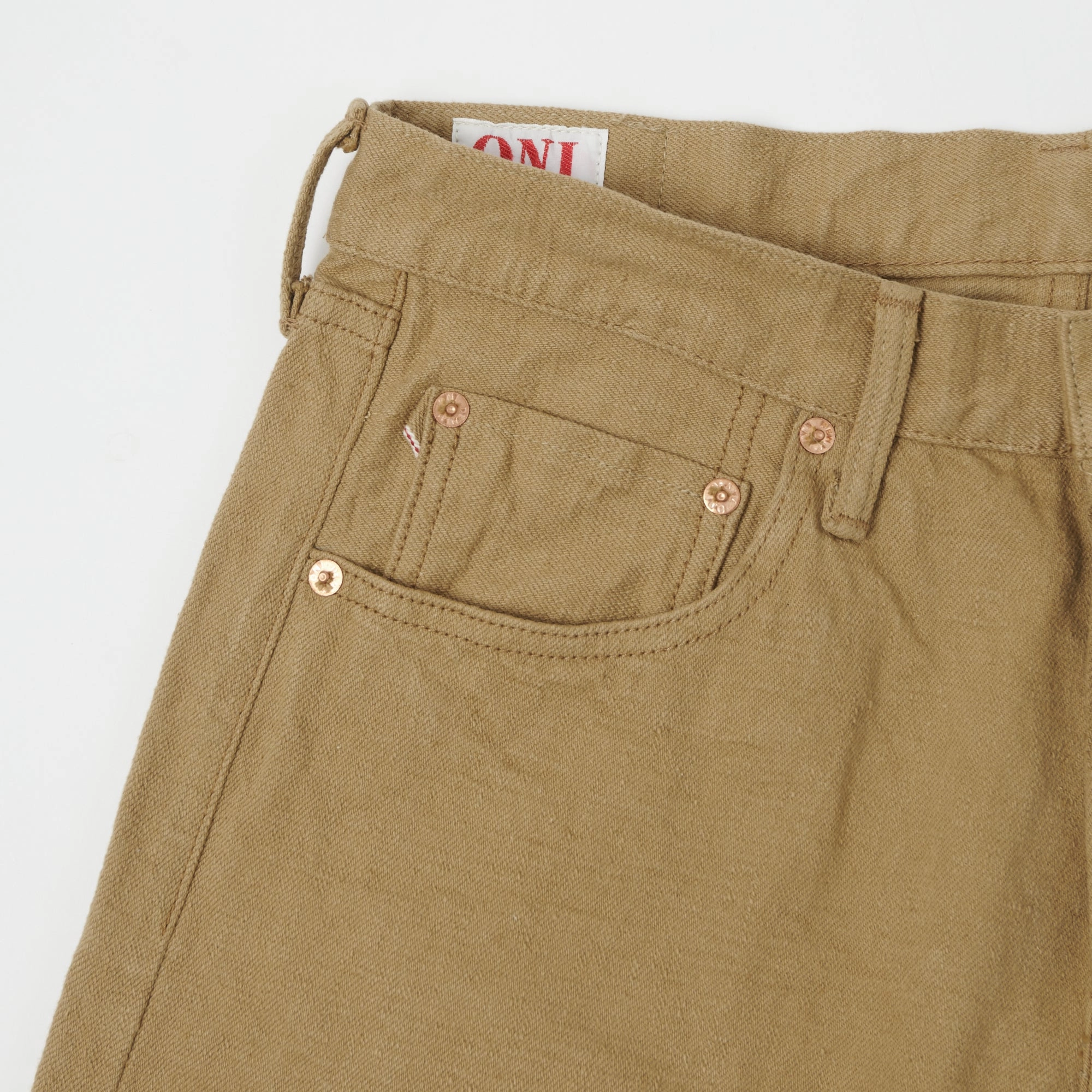 ONI Denim 602LW-BE 'Super Low Tension Beige' 12oz Regular Tapered Jean - One Wash Lifestyle Ready Closet Staple