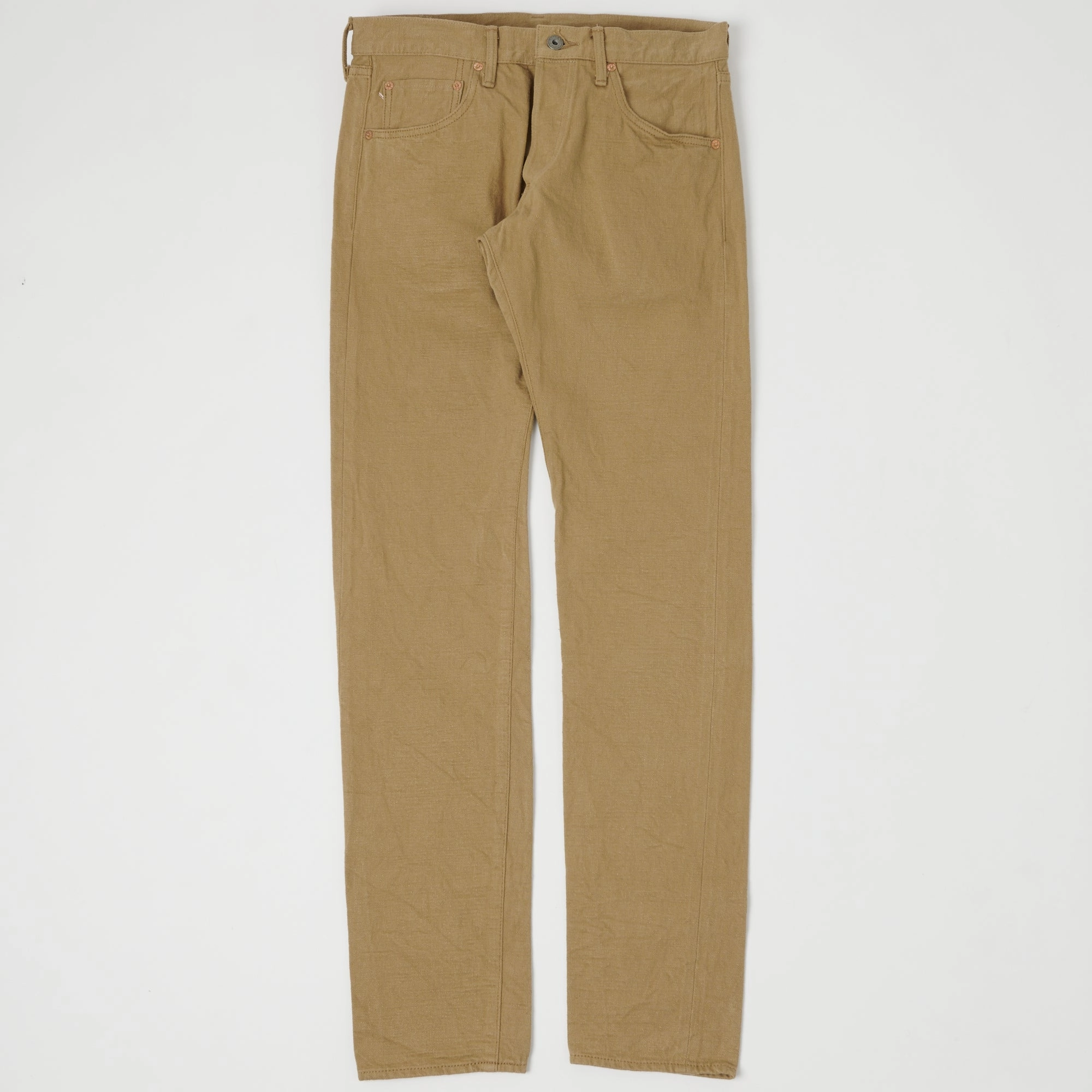 Chic Silhouette ONI Denim 602LW-BE 'Super Low Tension Beige' 12oz Regular Tapered Jean - One Wash