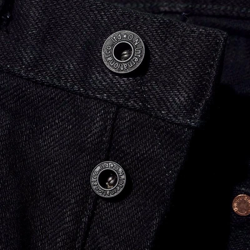 Rugged Construction ONI Denim 622 20oz Aizumi x Secret Denim Regular Tapered Jean - Black