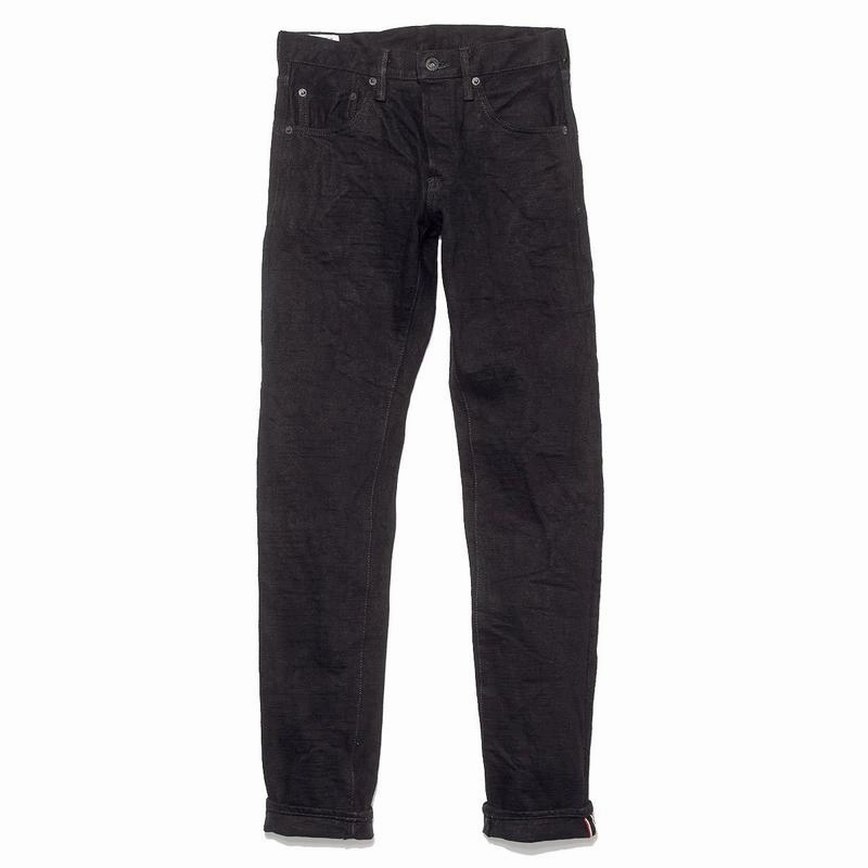 ONI Denim 622 20oz Aizumi x Secret Denim Regular Tapered Jean - Black UltraSoft Lining Dynamic Style