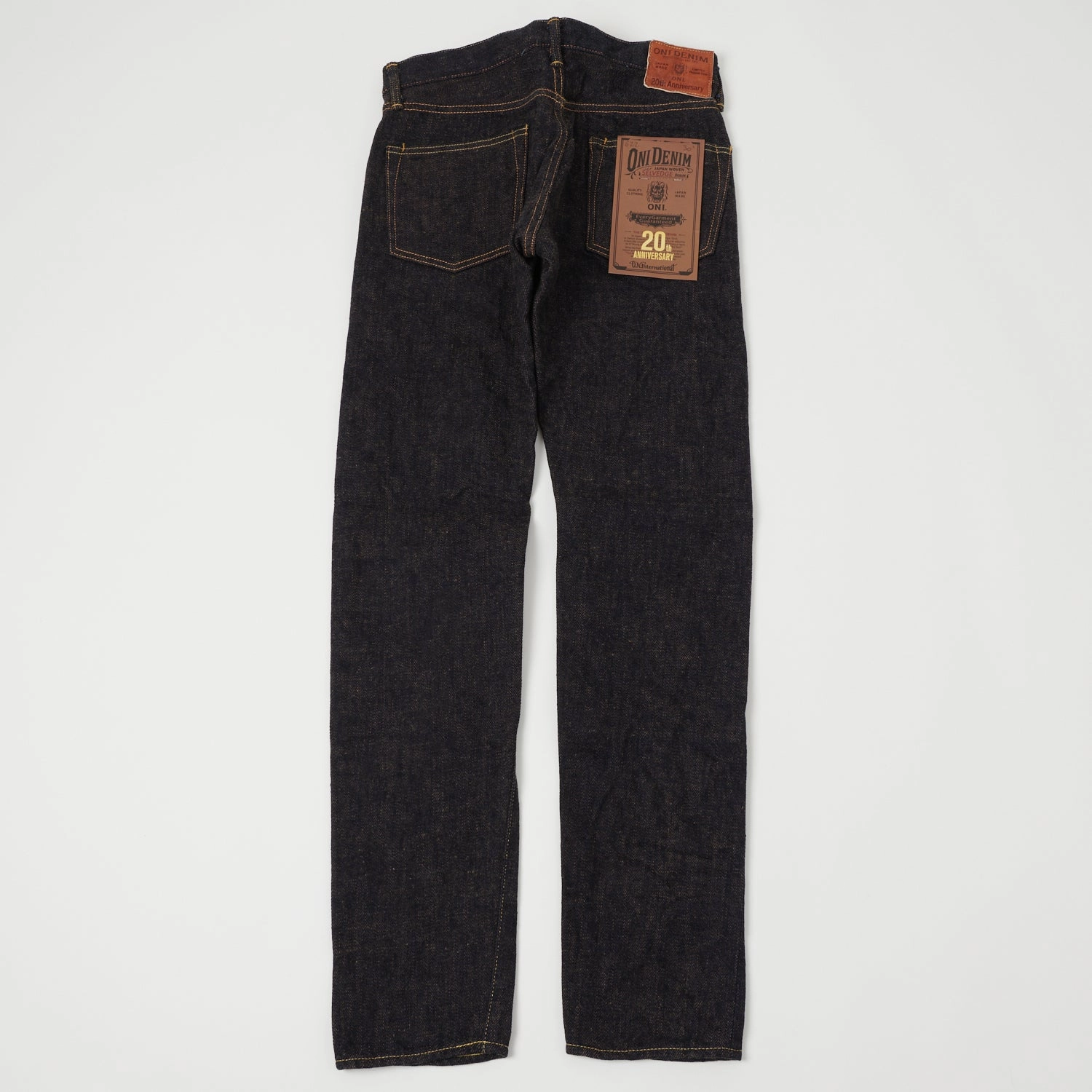 Durable Eco Friendly All Size Fit ONI Denim 622 20th Anniversary Red Cast Regular Tapered Jean - One Wash