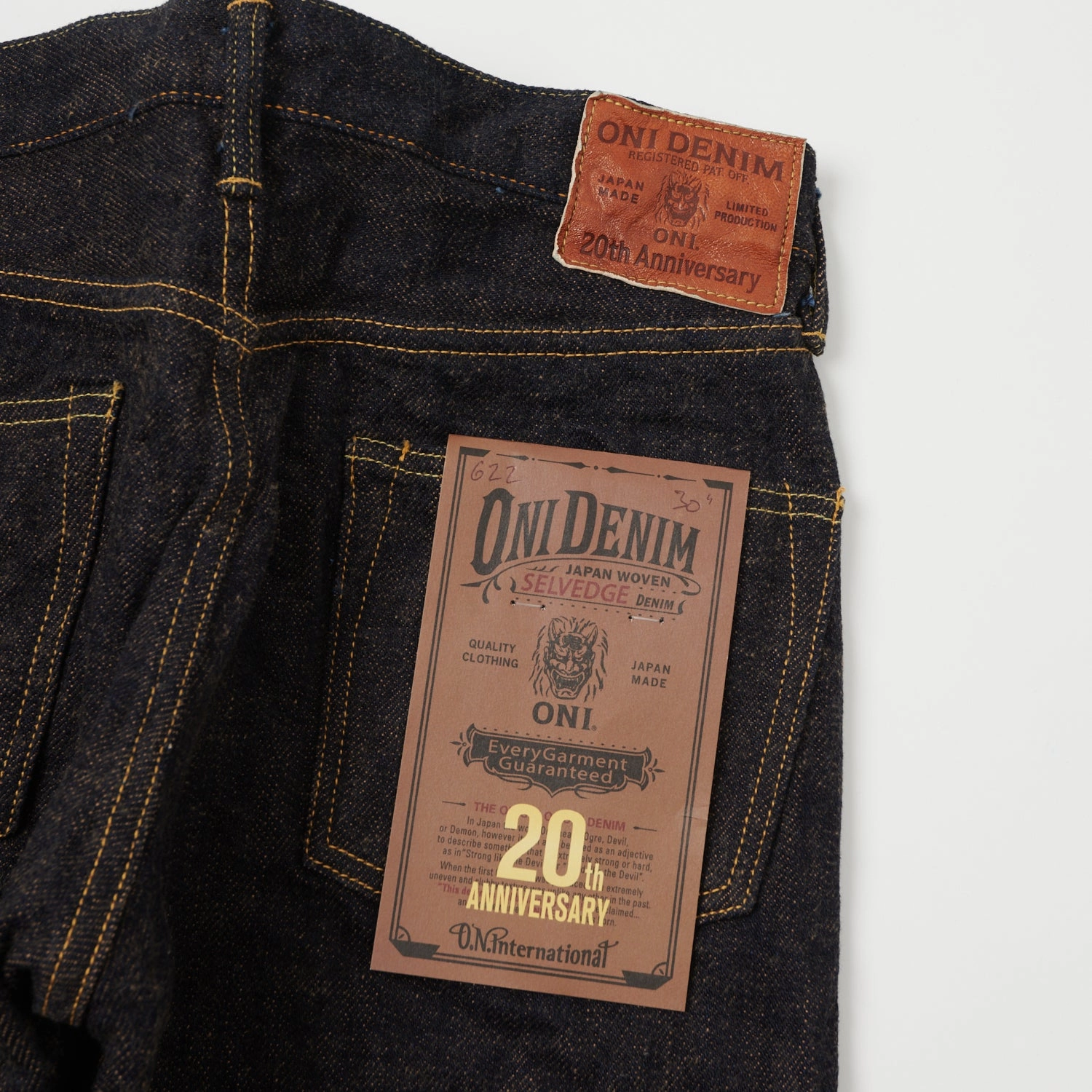 ONI Denim 622 20th Anniversary Red Cast Regular Tapered Jean - One Wash Core Item