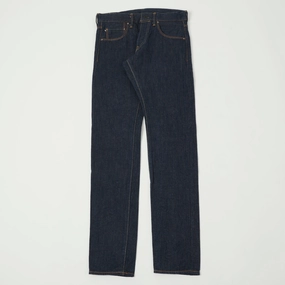 Neutral Vibrant Chill Outfit ONI Denim 640 'Kiwami' Semi Hand Made 16oz Natural Indigo Slim Tapered Jean - One Wash