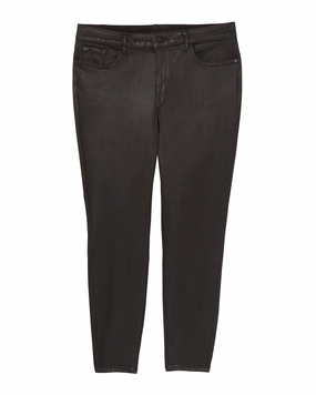 Orchard Coated Skinny Jean | Black Comfortable Choice