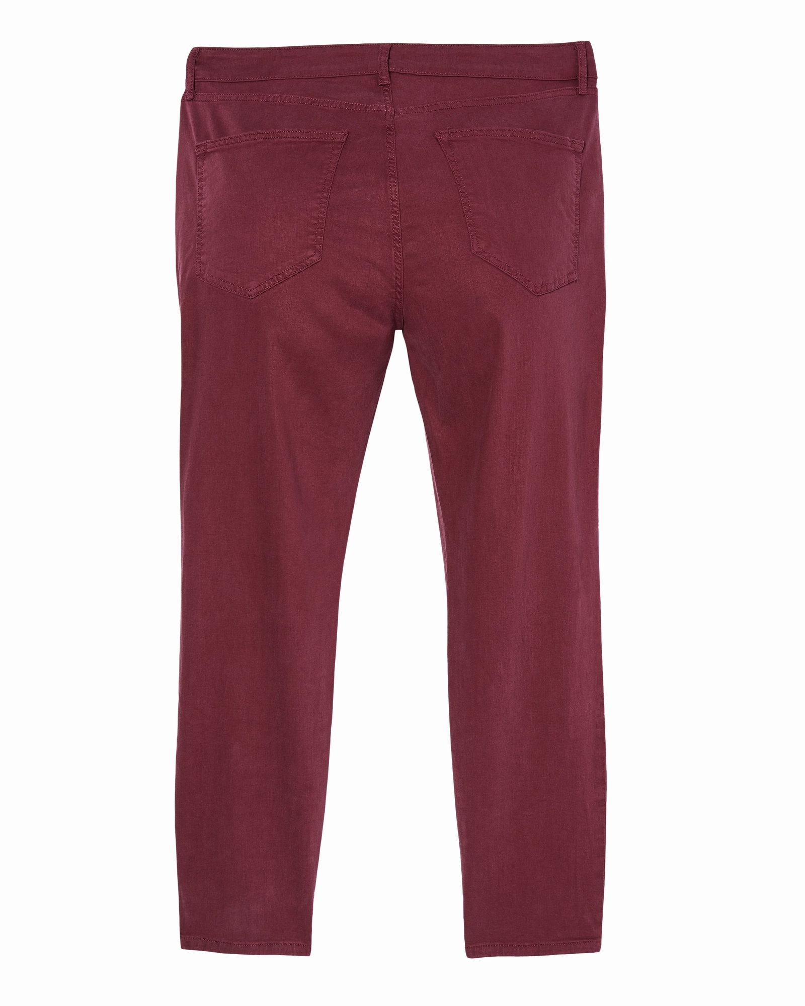 Orchard Skinny Jean | Burgundy Tailored Fit Soft Fabric