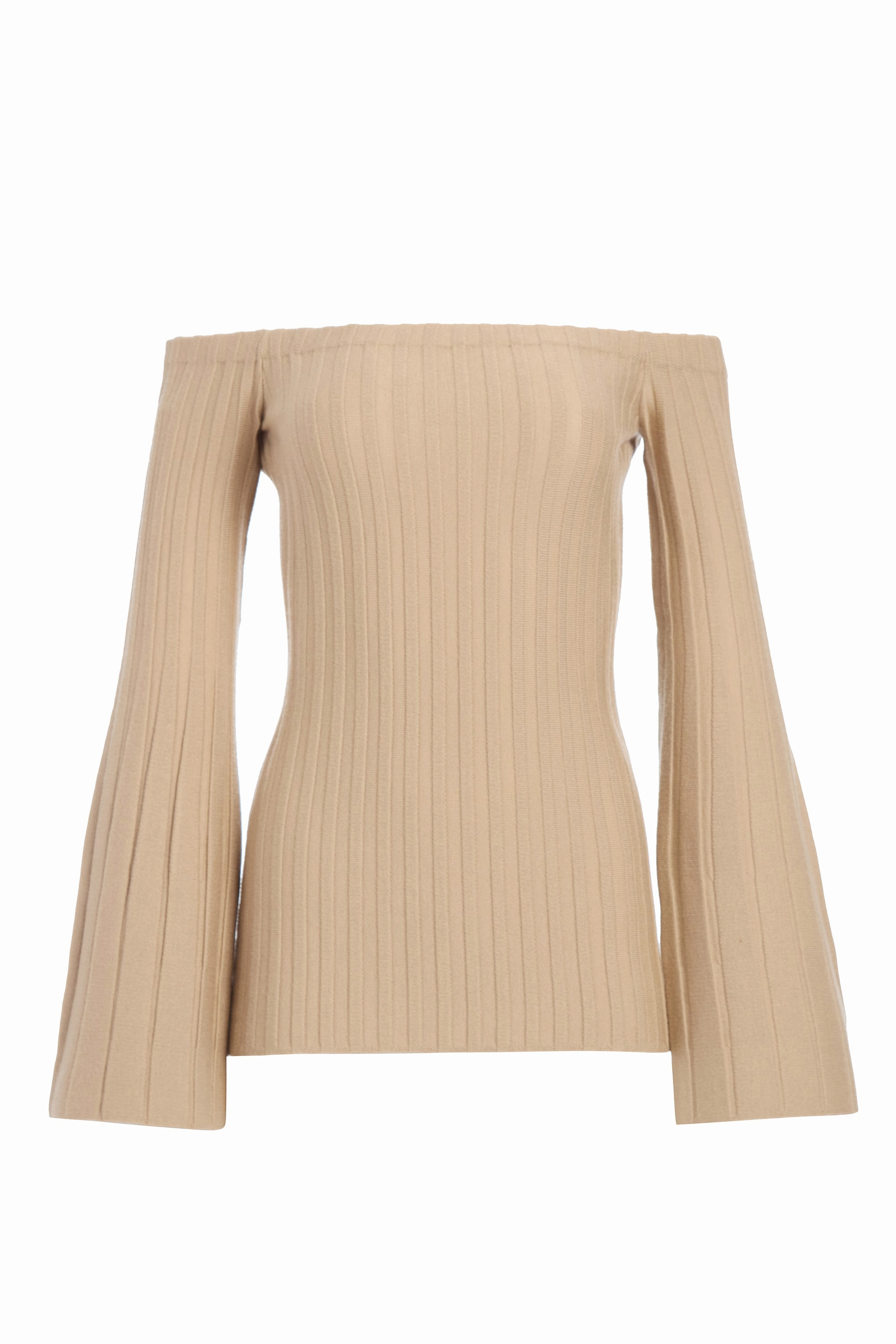 Fashion Ease Thermo Regulating Fibers Nelson Knit Sweater in Hay Merino Wool Cashmere