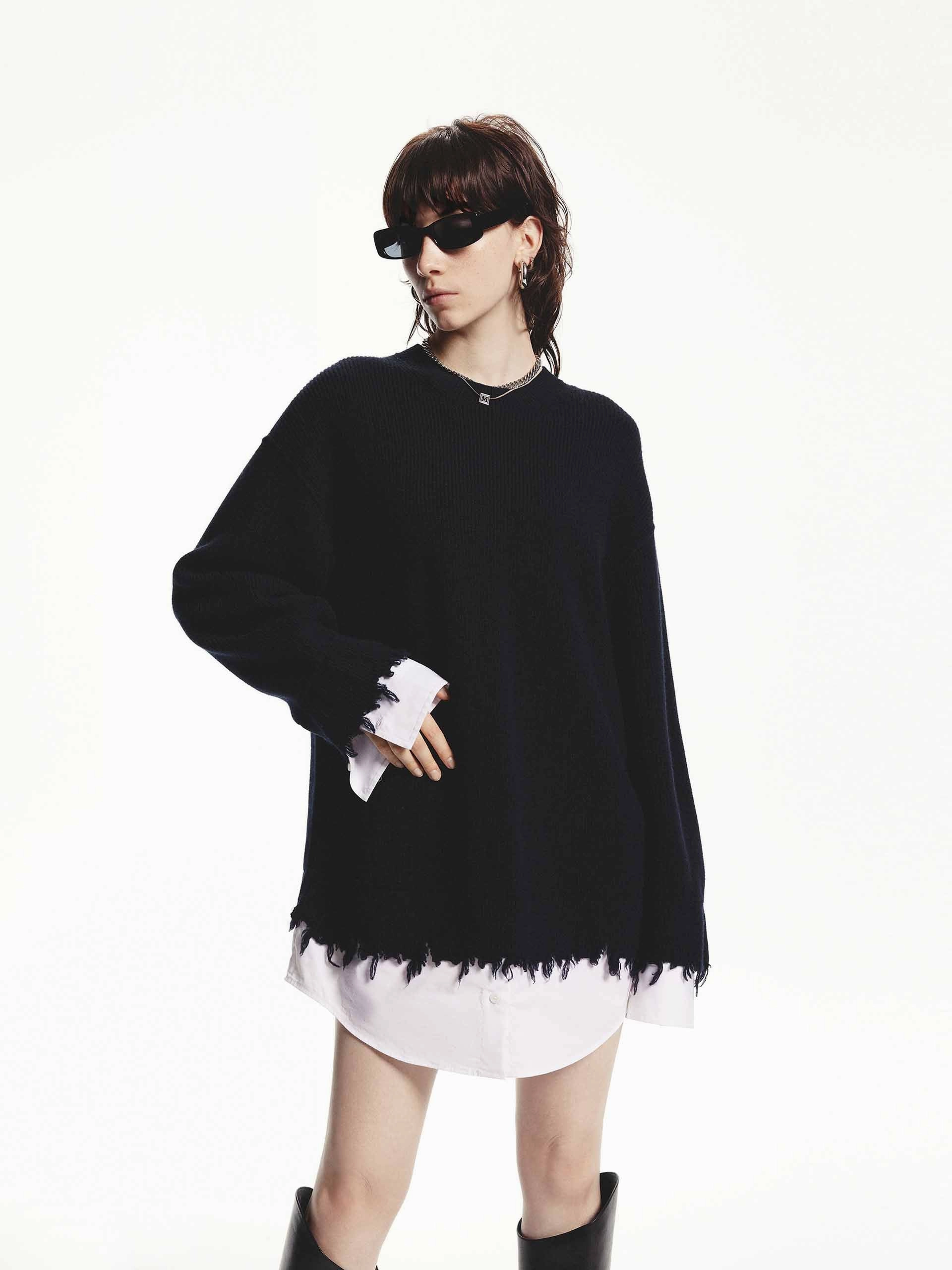 Vintage Vibe Paneled Detail Loose Dress