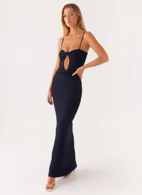 Cool Elegance Part Of You Maxi Dress - Navy