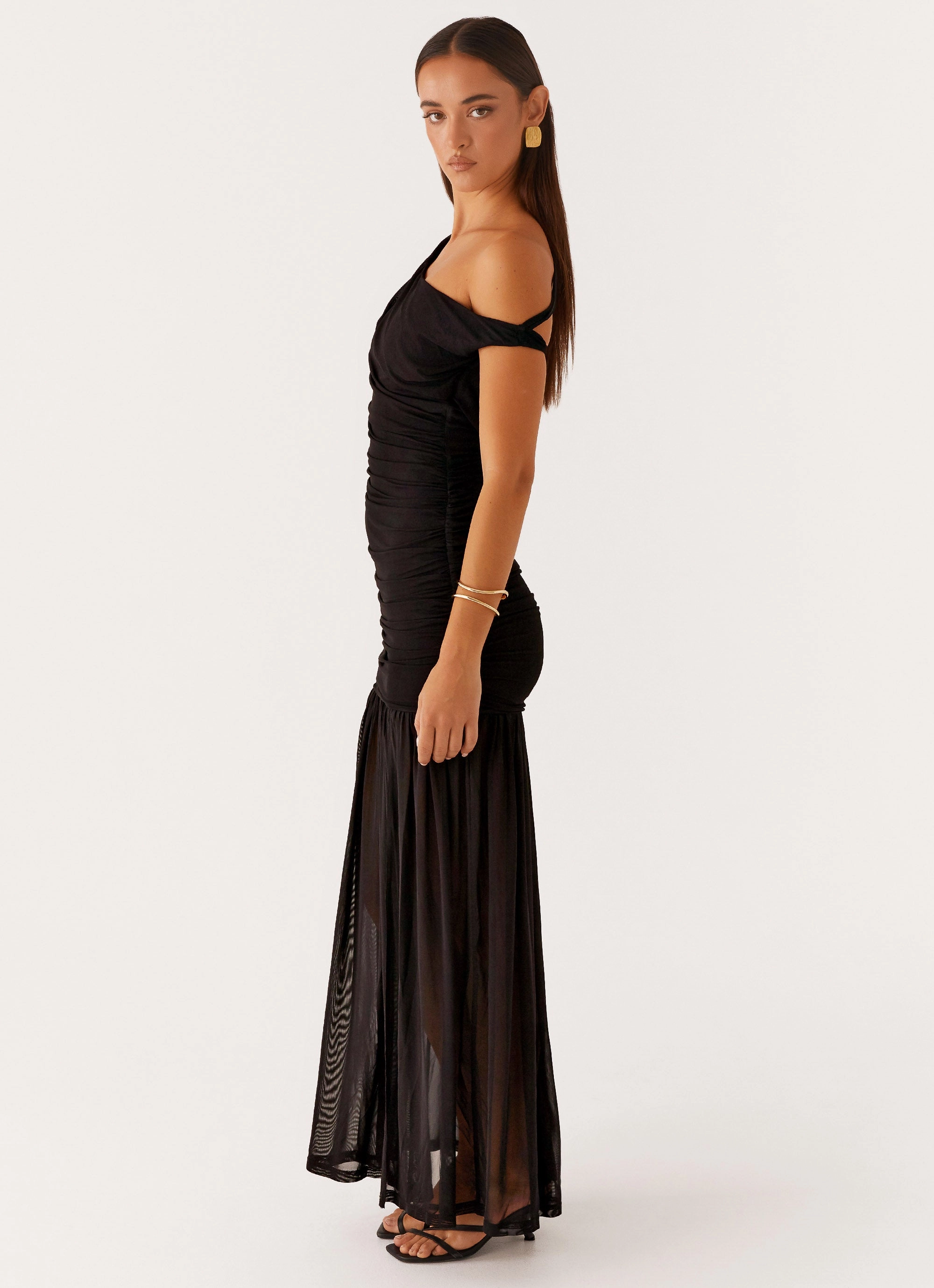 Pavilion Maxi Dress - Black Soft Contour