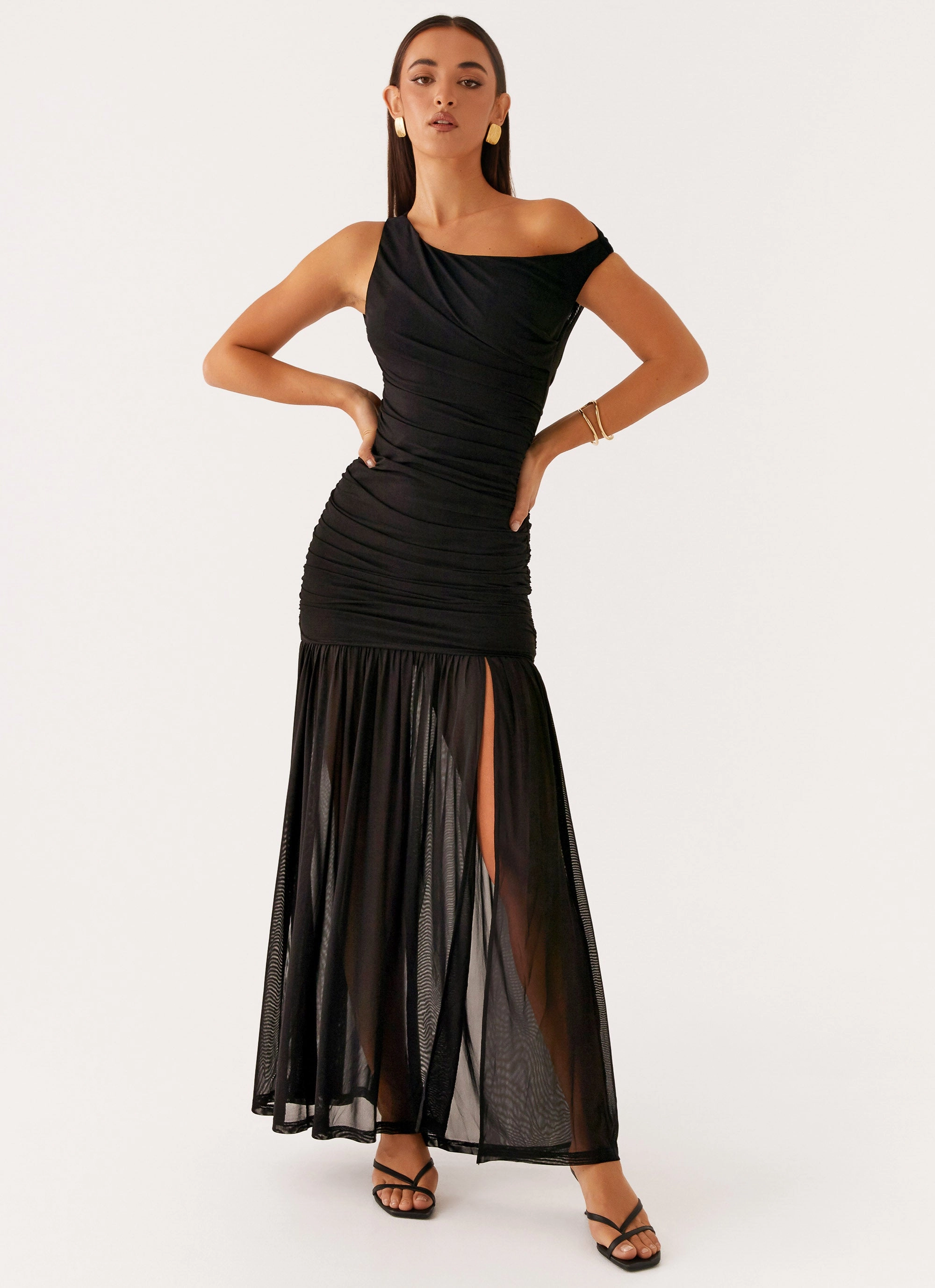Pavilion Maxi Dress - Black Luxe Wear