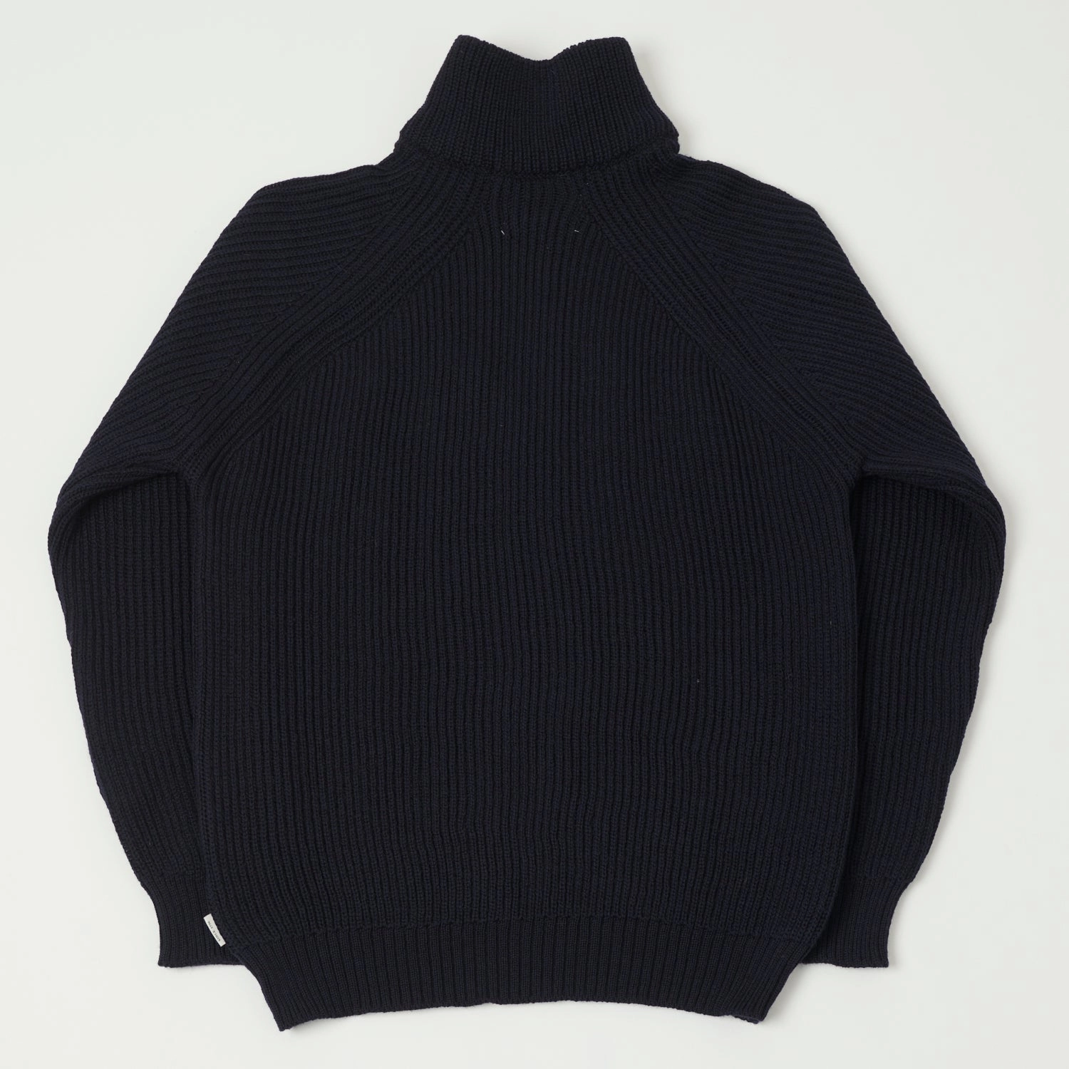 Peregrine Ford Quarter Zip Jumper - Navy Seam Free