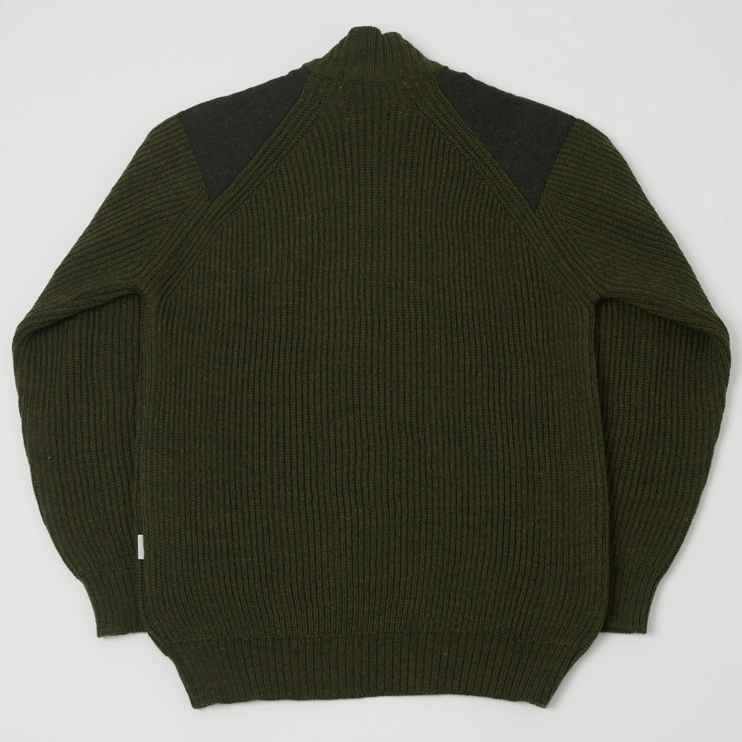 Smart Casual Peregrine Foxton Quarter Zip Jumper - Olive