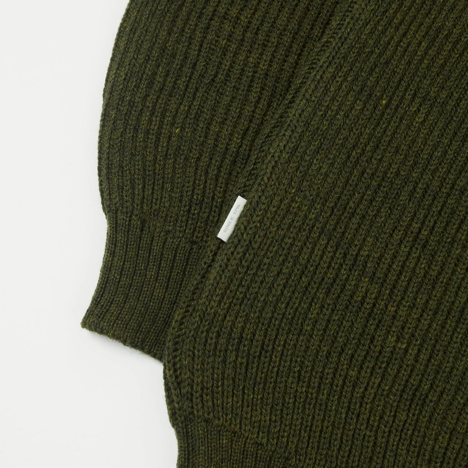 Peregrine Foxton Quarter Zip Jumper - Olive Cozy Classic