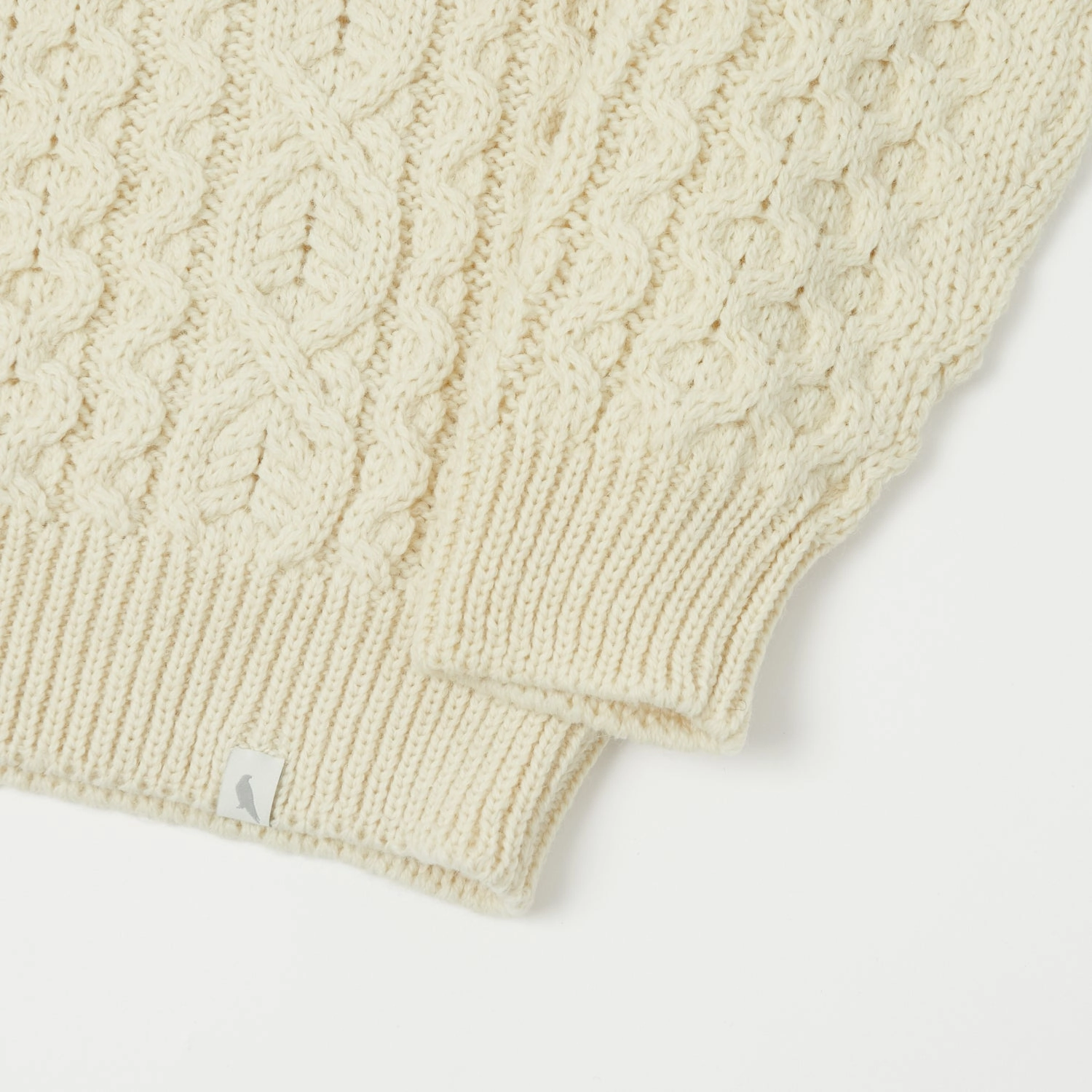 Peregrine Hudson Aran Jumper - Ecru Indoor style Daywear Fit