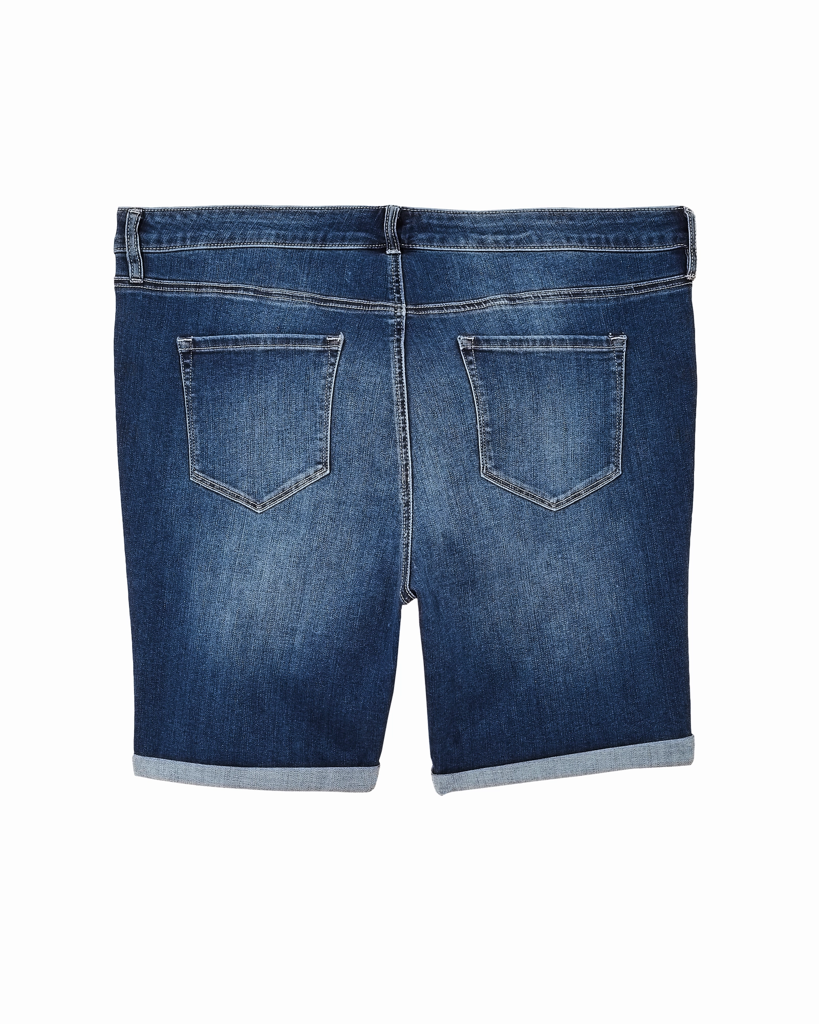 Gerristen Distressed Bermuda Short | Dark Wash Outfit Combo