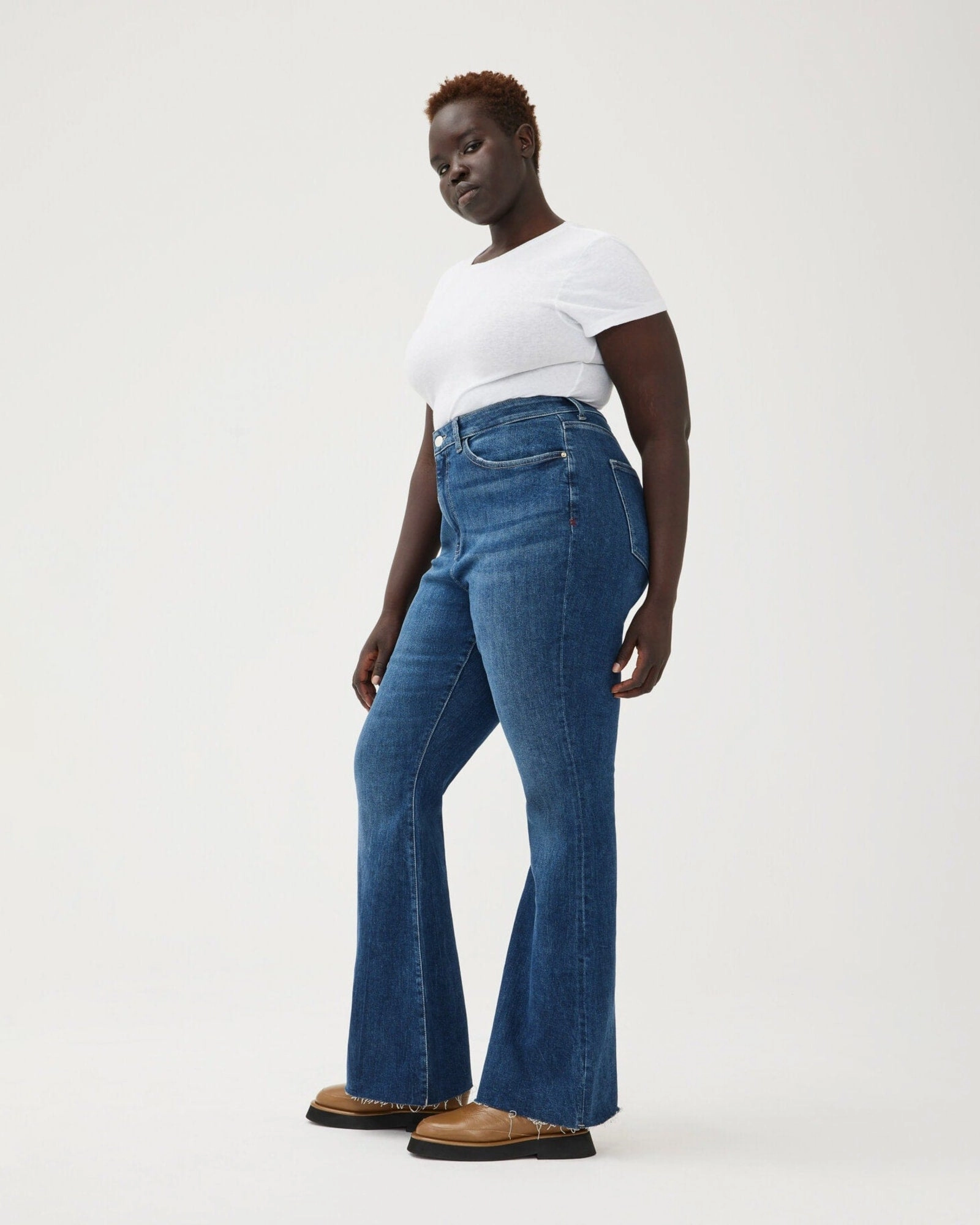 MIA PLUS - HIGH RISE FLARE | SEABORN | SEABORN All-Purpose Use Common Outfit