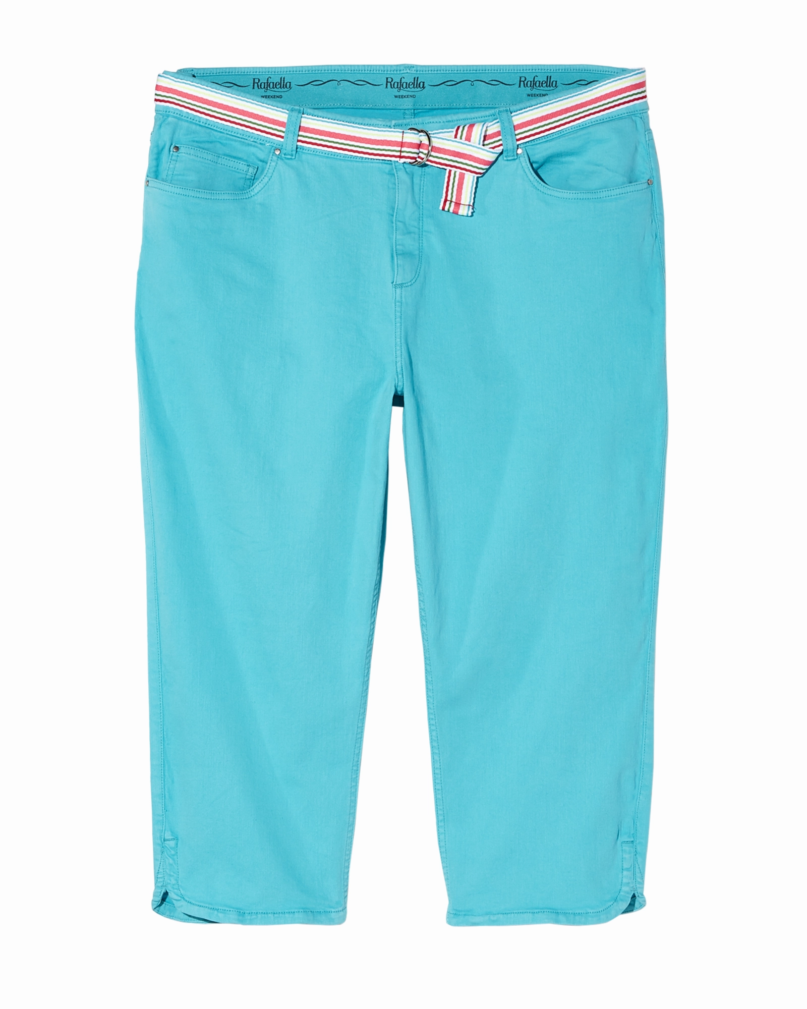 Workday Outfit Fountain Capri with Coordinating Belt | Turquoise