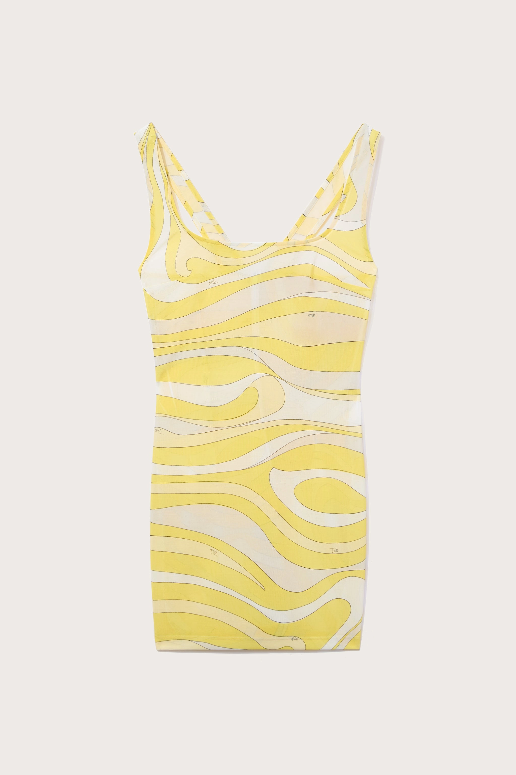 Marmo Square Neckline Mini Dress Chic Comfort