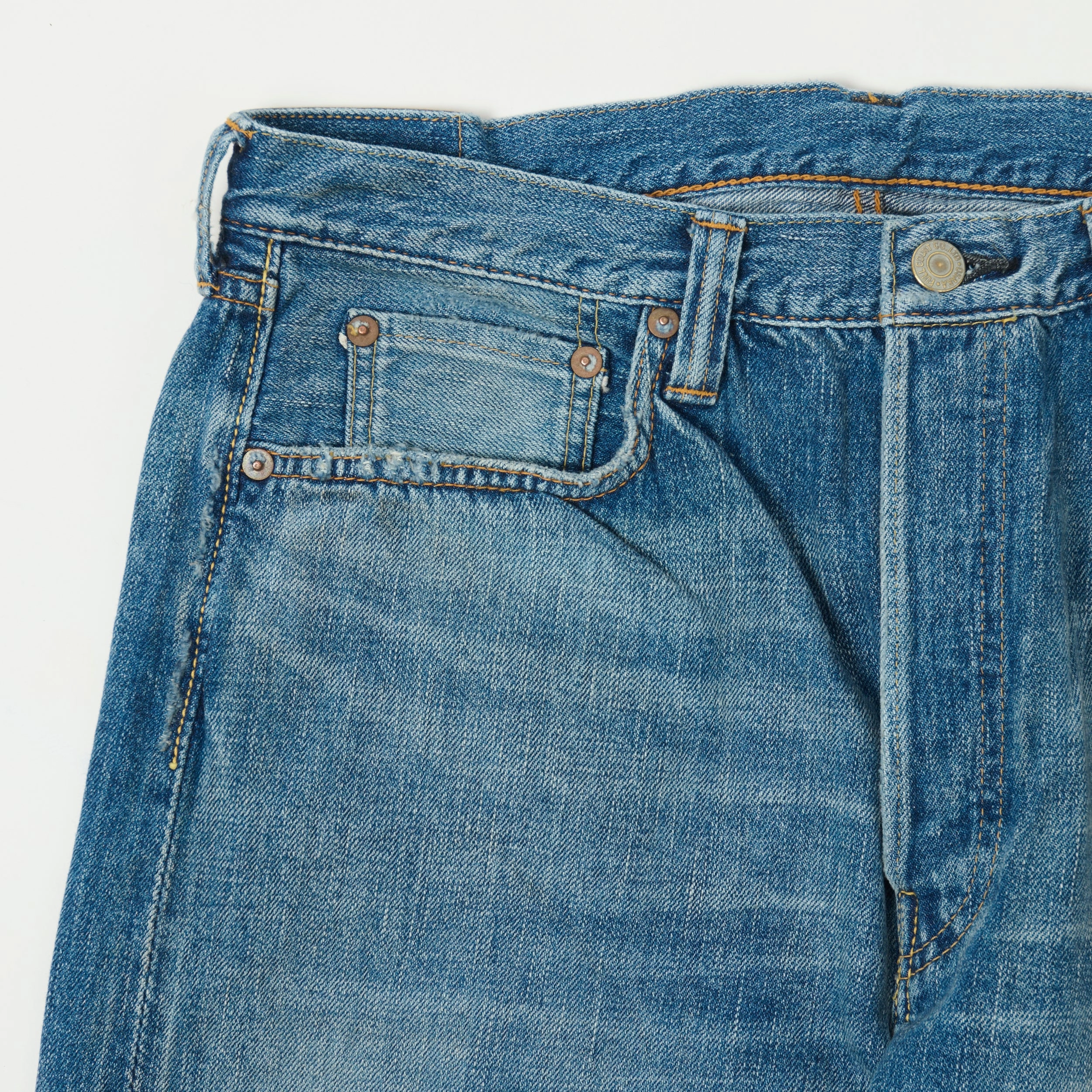 Full Count 1108SS 'Super Smooth' 11.5oz Regular Straight Jean - 'Dartford' Wash No Hassle Fit
