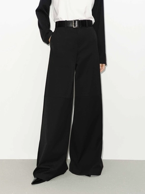 High Waist Tailored Pants Minimalist Look