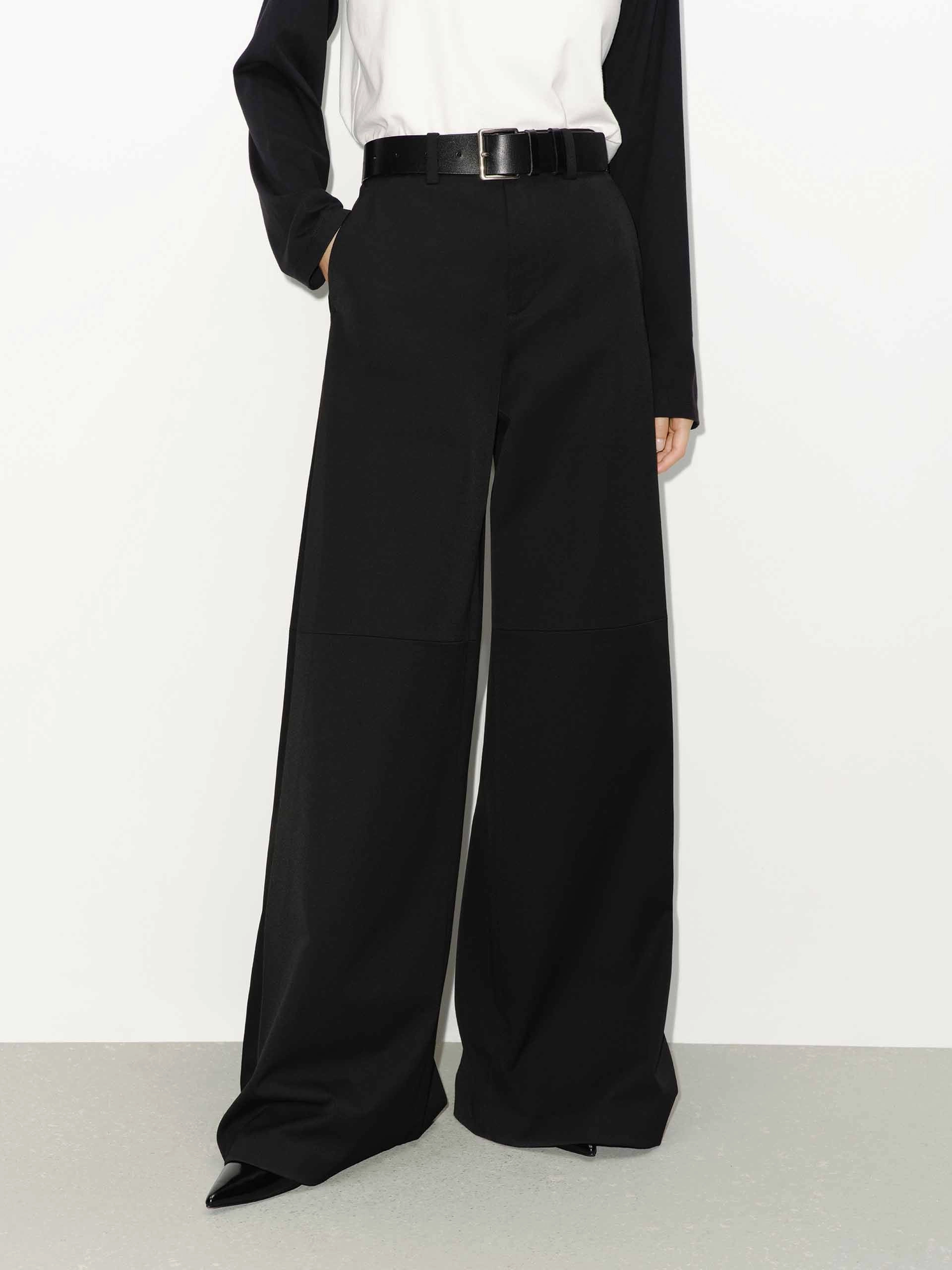 High Waist Tailored Pants Minimalist Look