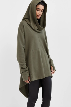 Petite Firenze Hoodie Relaxing Wear Easy Layering