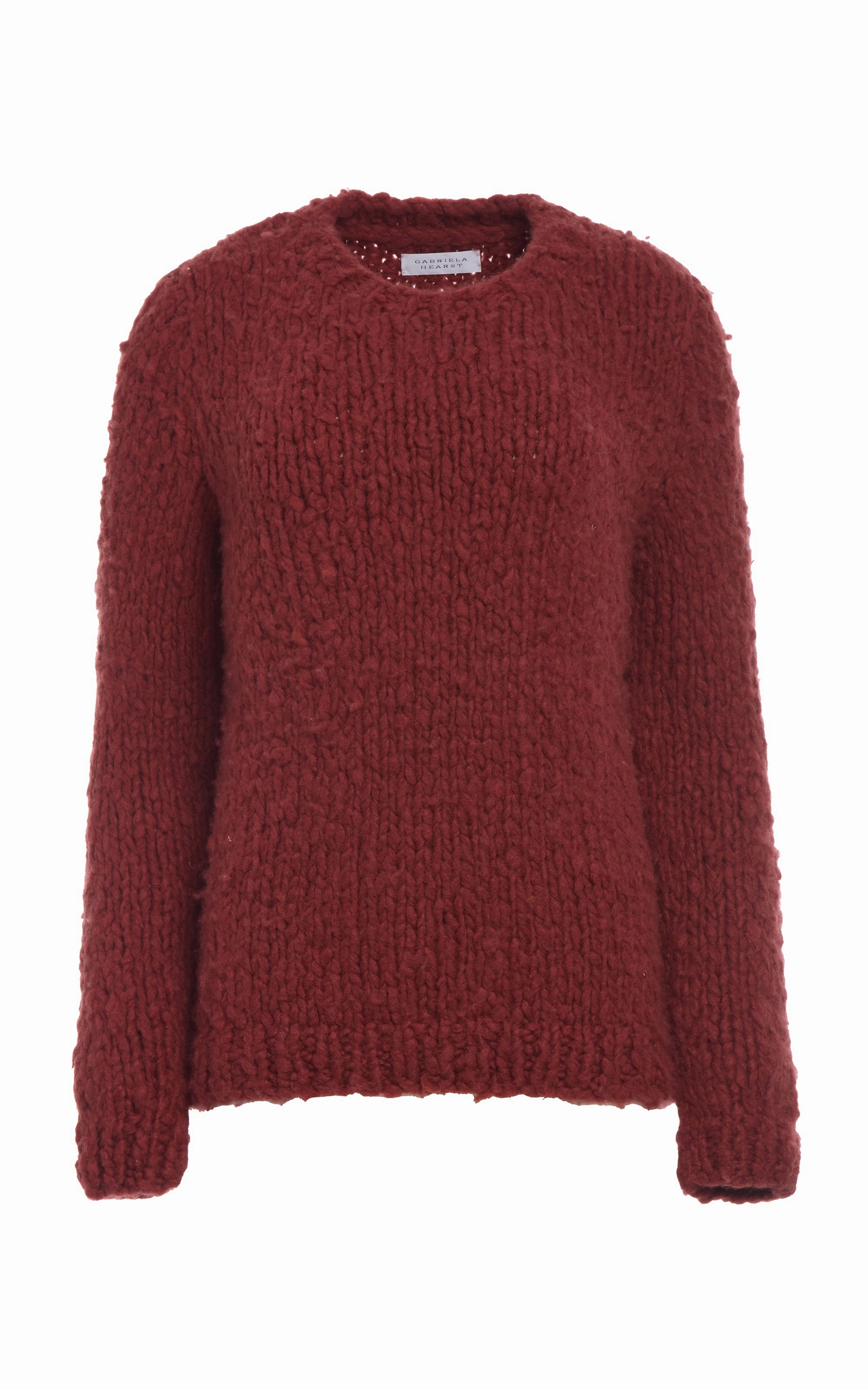 Comfortable Wear WrinkleResistant Lawrence Knit Sweater in Burnt Sienna Welfat Cashmere