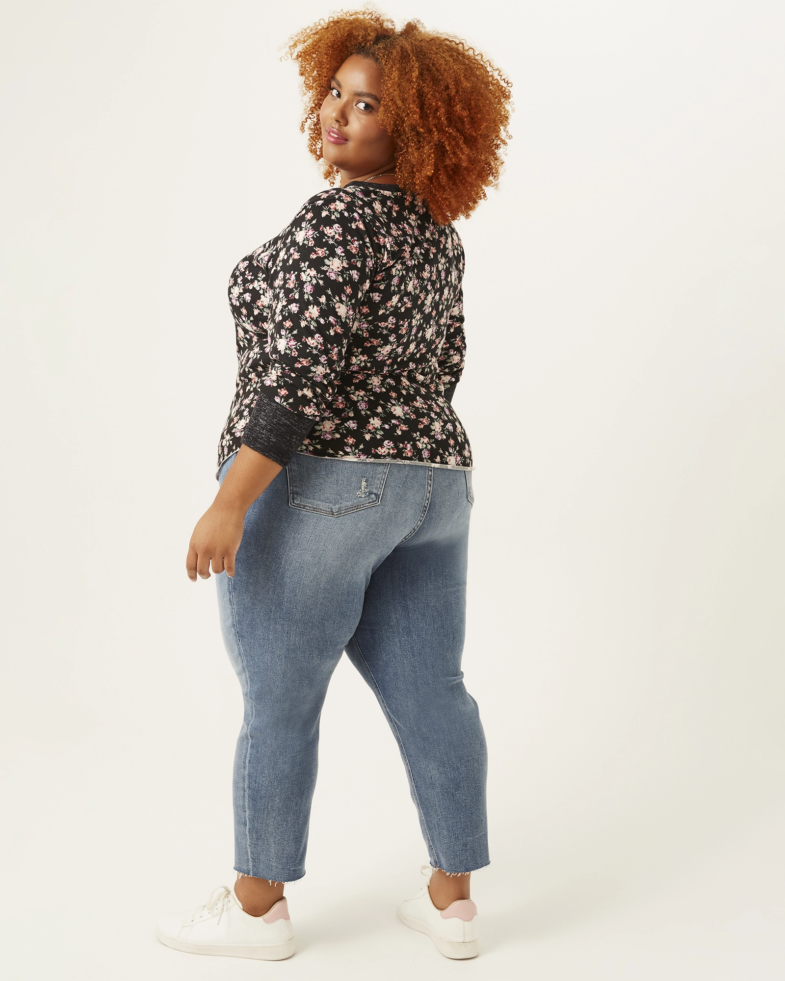 Billie Distressed Skinny Ankle Jean | Medium Wash Clean Fashion Casual Luxury Winter Warmth