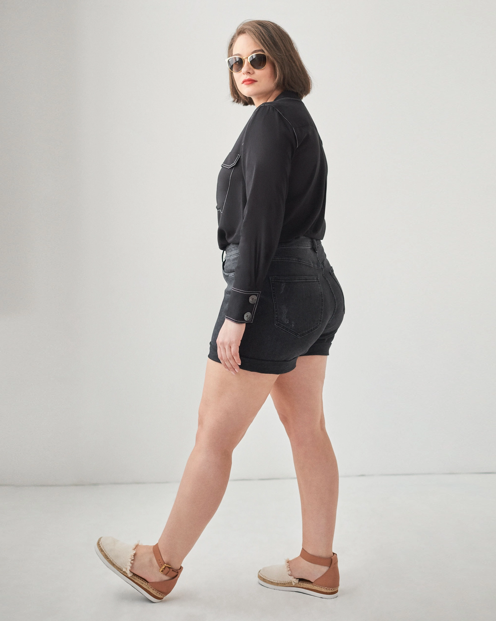 Universal Favorite Poplar Boyfriend Short | Black