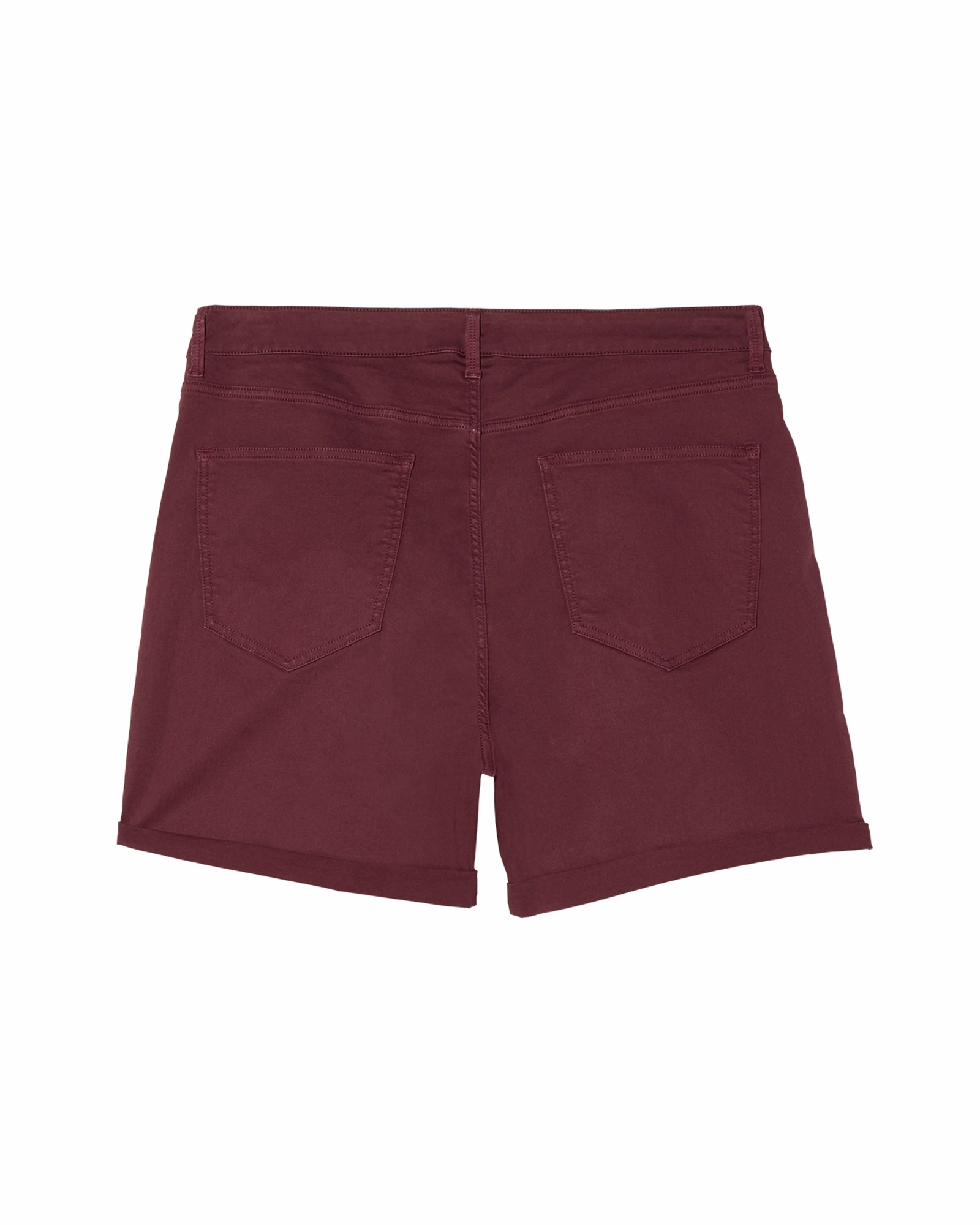 Versatile Fit Poplar Boyfriend Short | Burgundy
