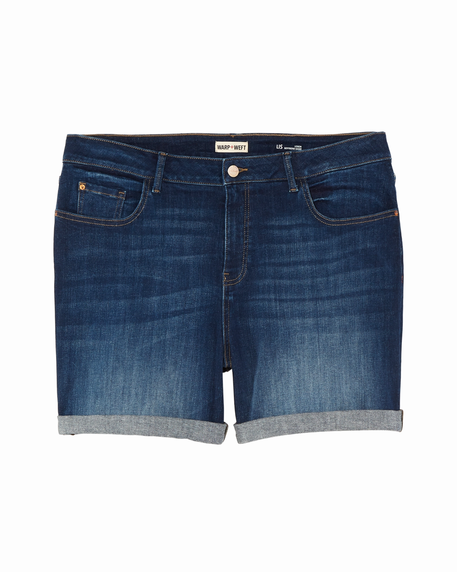 Poplar Boyfriend Short | Medium Wash Parent Style Trend Setter