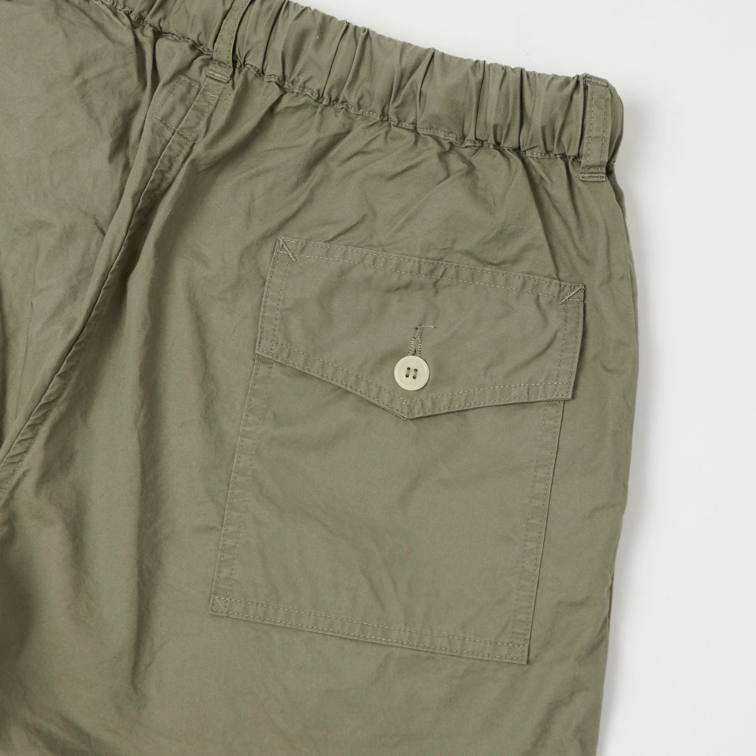 Post Overalls 'Town & Country' Poplin Shorts - Sage Green Flexible Comfort Wear