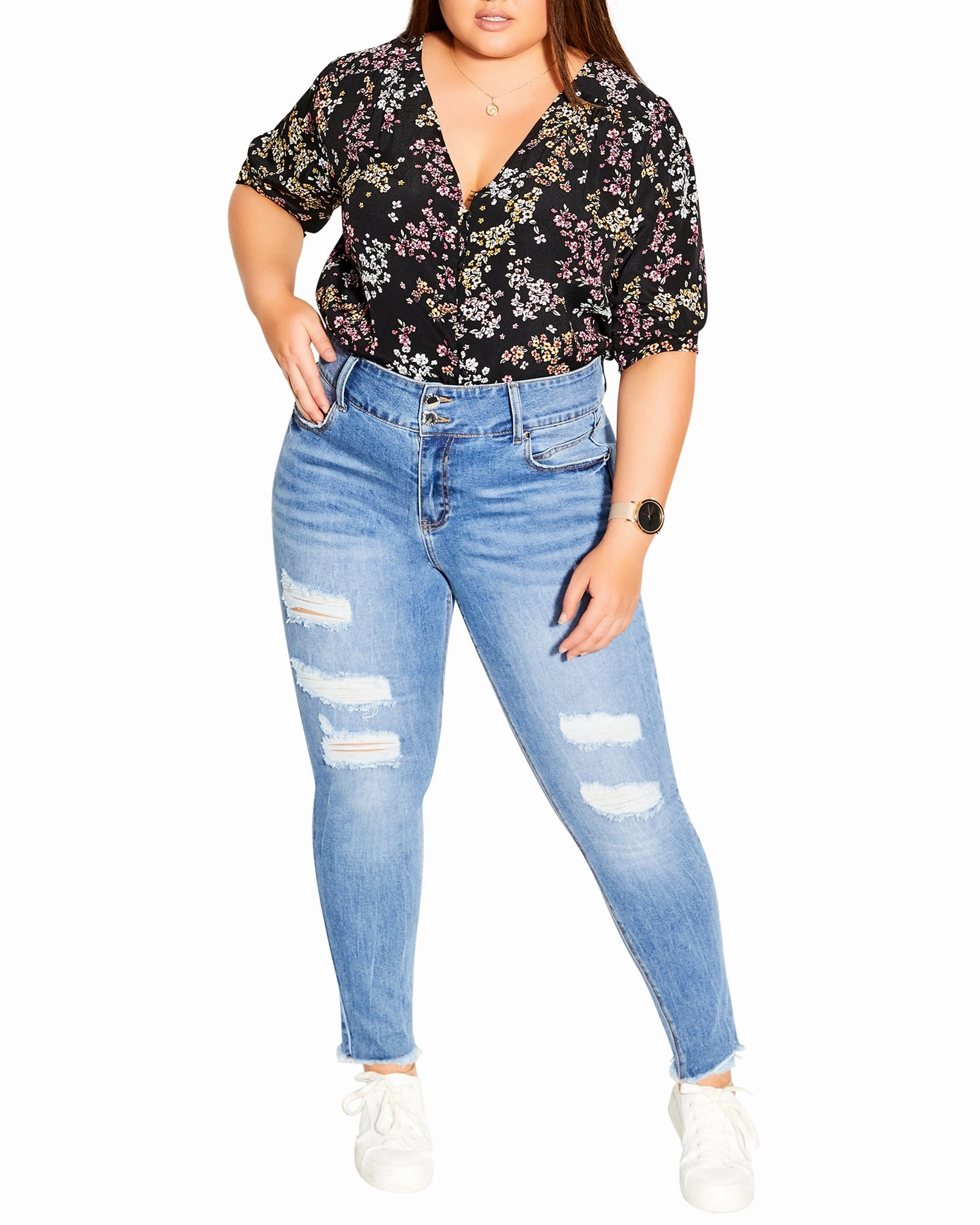 Classic Wear Slim Minimalist Pocket Design Harley Raw Skinny Jean | Medium Wash