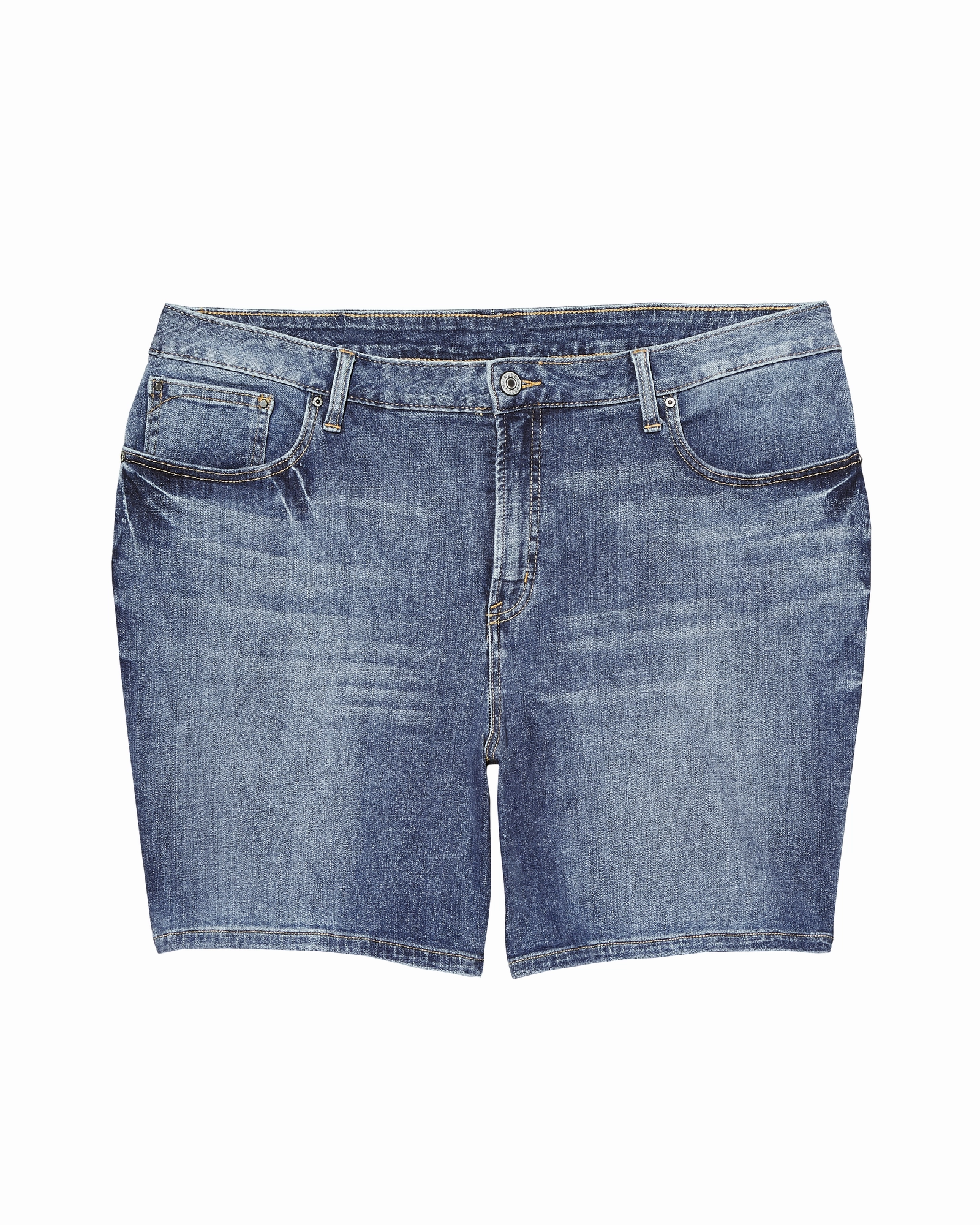 Hanson Destructed Shorts with Frayed Hem | Medium Wash Iconic Outfit