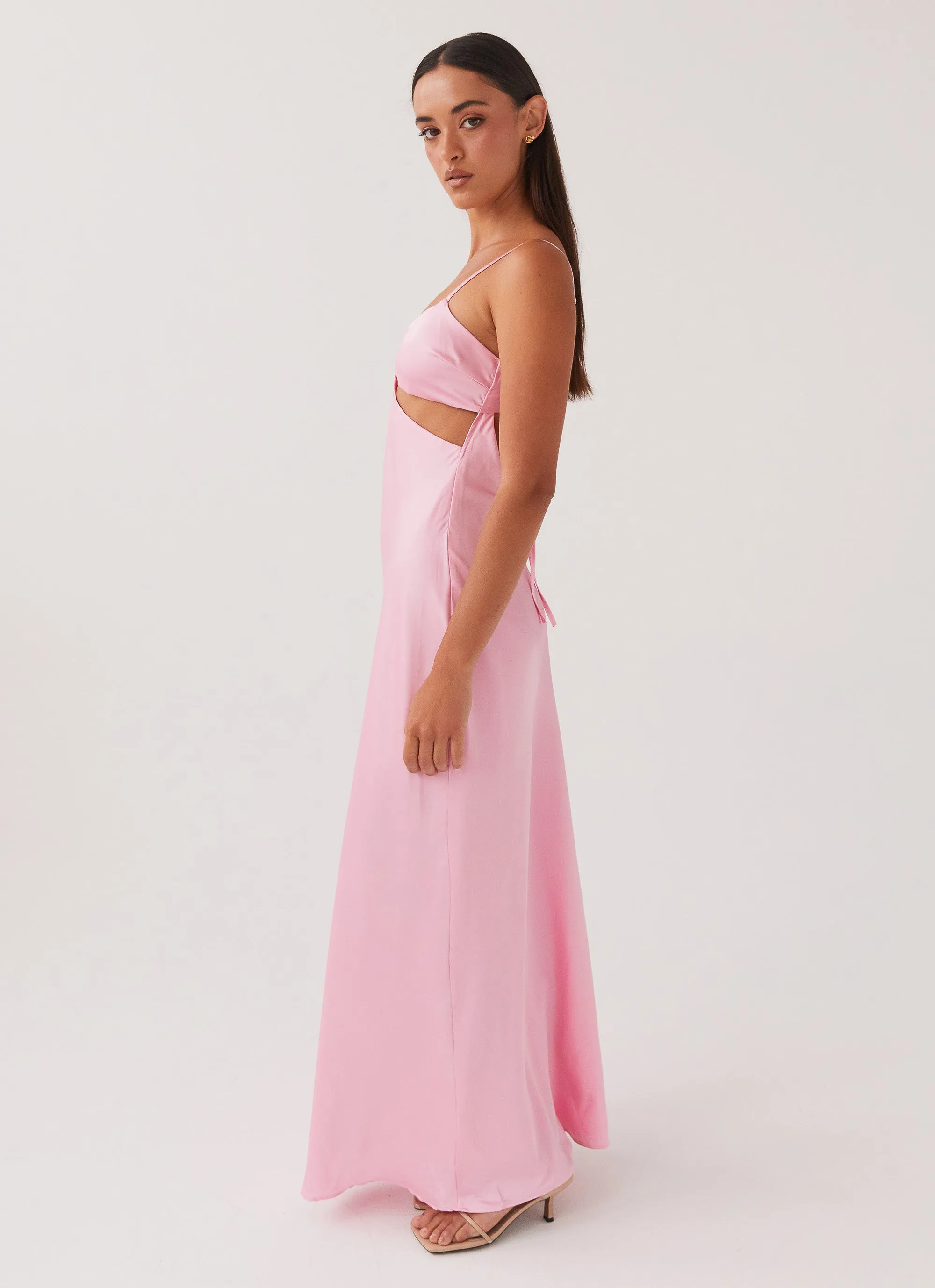 Pretty In Pink Maxi Dress - Rose Quartz Shape Retention