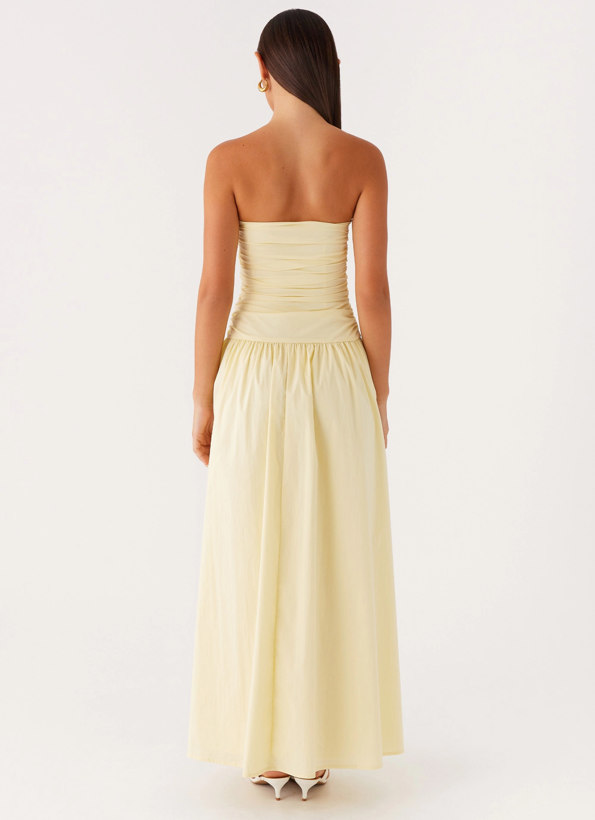 Garden-Party Carmel Maxi Dress - Yellow