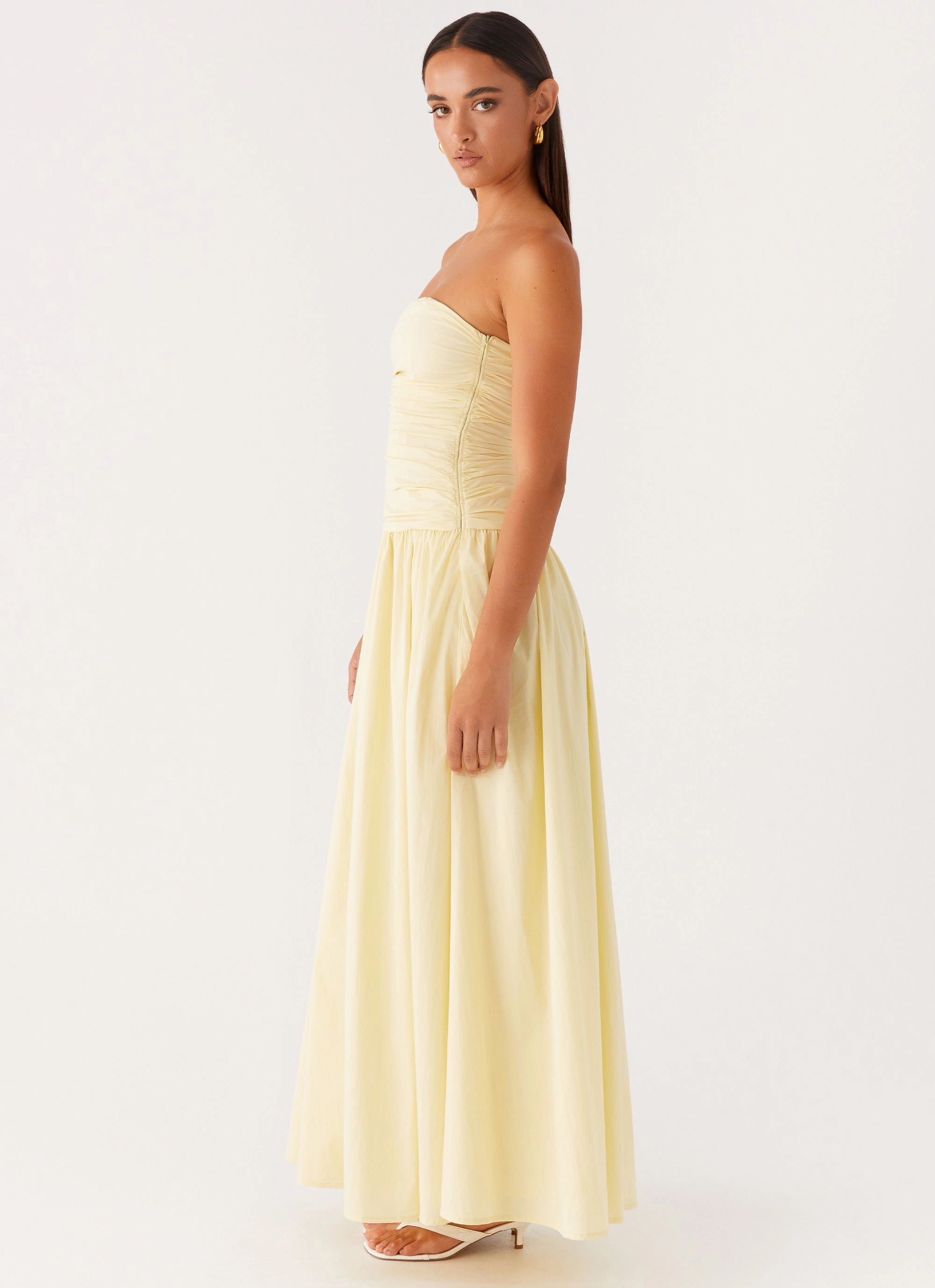 Family Vibe Calm Style Carmel Maxi Dress - Yellow