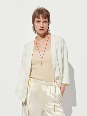 Cotton-Linen Tie Jacket countryside