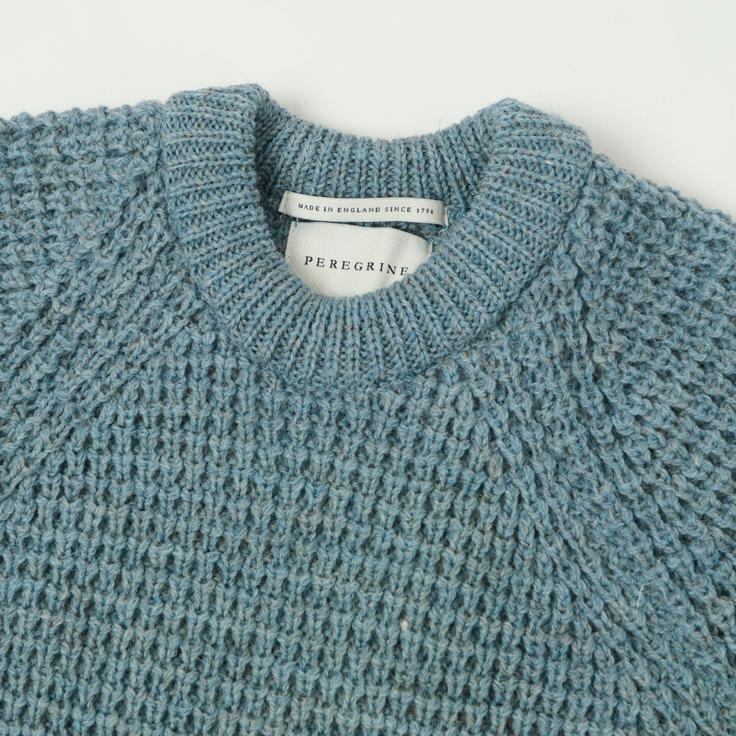 Weekend Style Knit Density Options Peregrine Waffle Knit Jumper - Seafoam